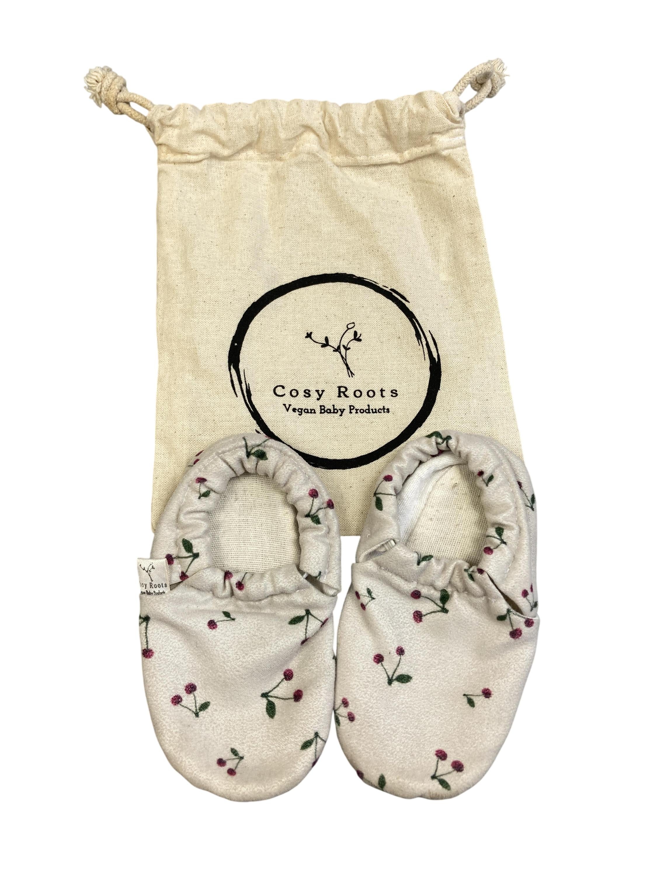 Babyschuhe Schuhe Baby Schuhe Kirschen Cosy Roots Front Image Second Hand