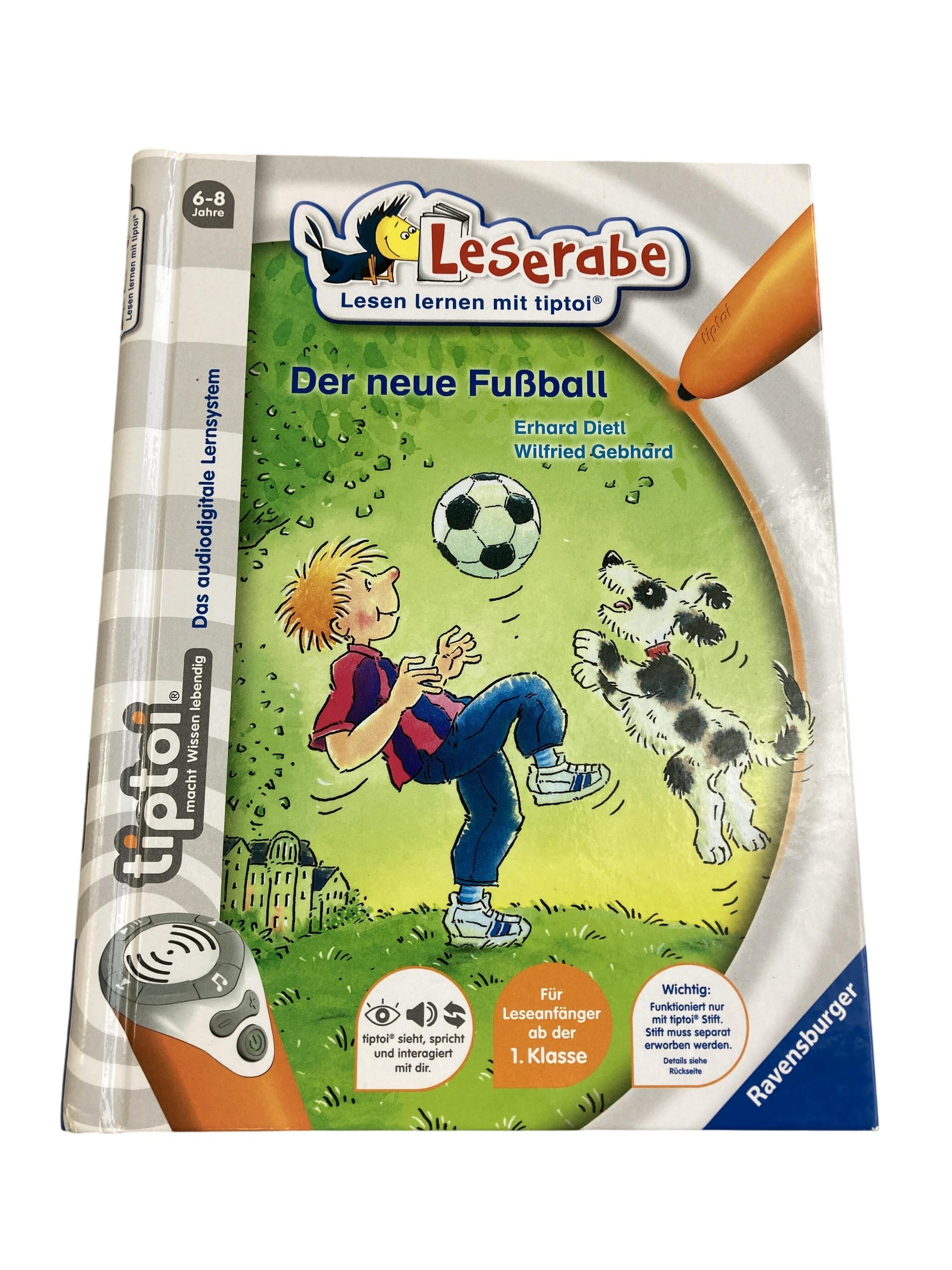 TipToi Bücher TipToi Spielen & Lernen Tiptoi Leserabe - Der neue Fußball Ravensburger  Front Image Second Hand