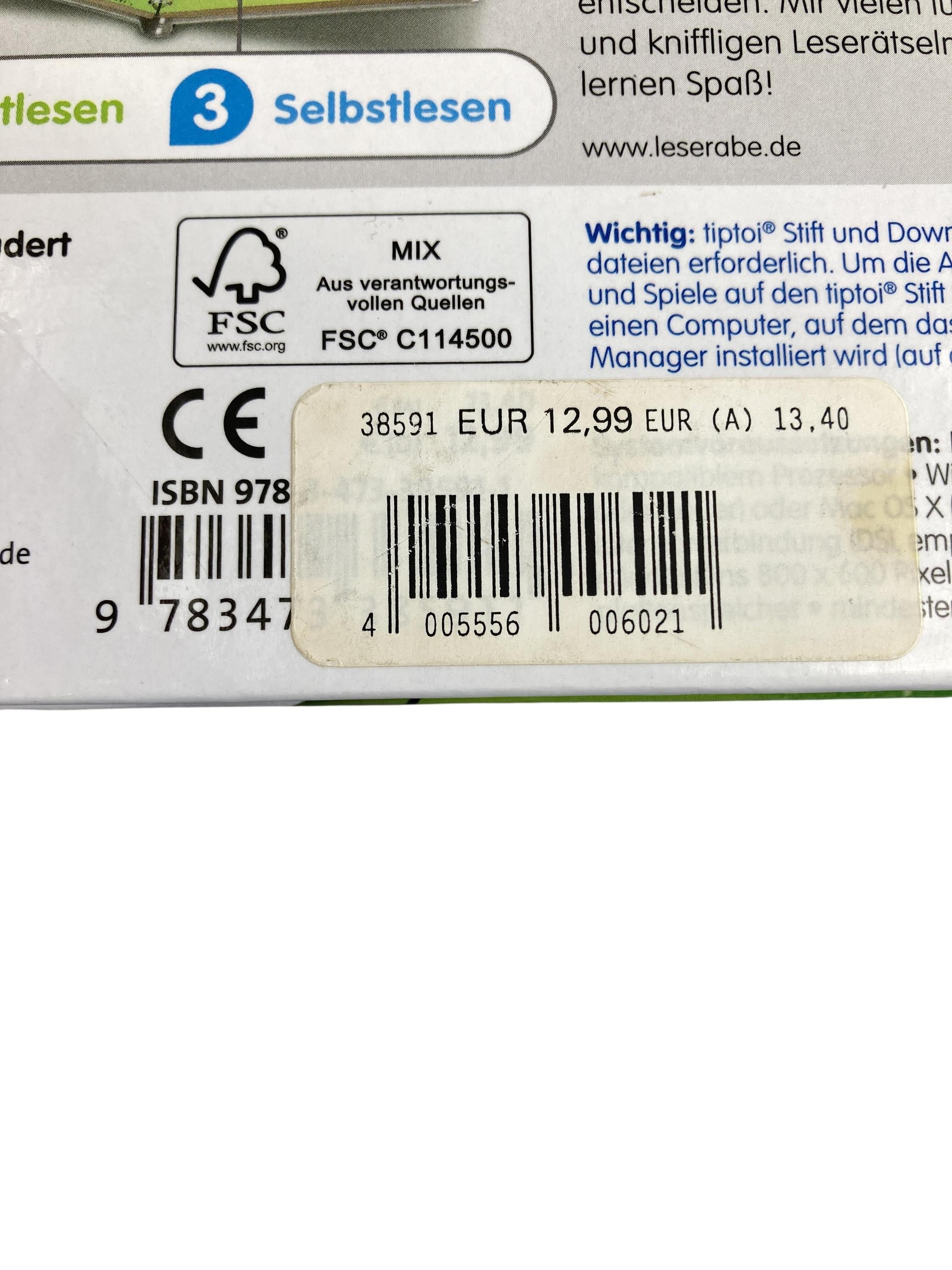 TipToi Bücher TipToi Spielen & Lernen Tiptoi Leserabe - Der neue Fußball Ravensburger  Label Image Second Hand