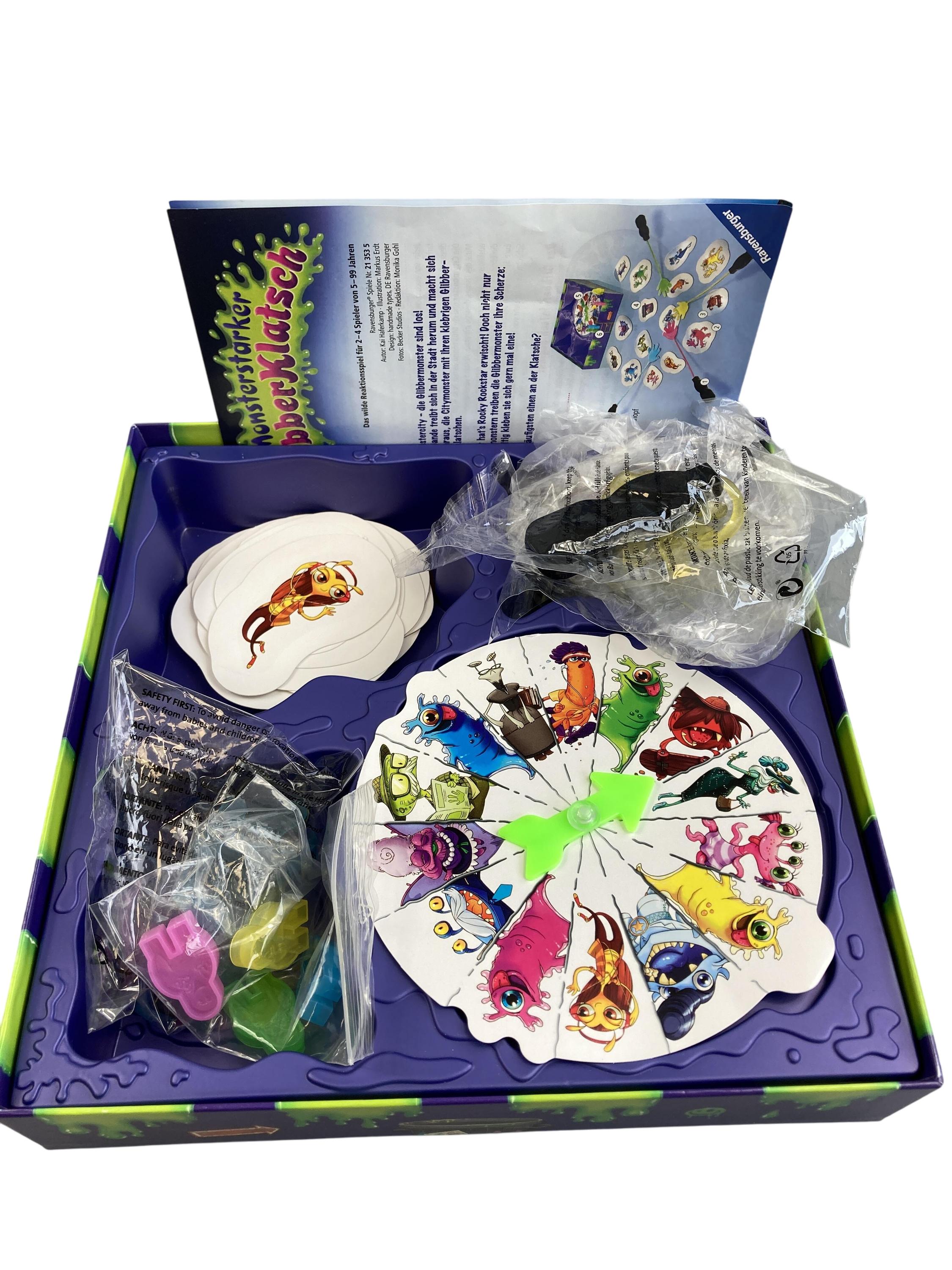 Brett- / Gesellschaftsspiele Spielen & Lernen Monsterstarker Glibberklatsch Ravensburger  New Misc Image 1 Second Hand