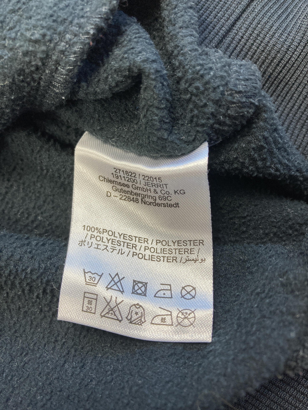 Hoodies Sweatshirts & Hoodies Kleidung Fleecepullover Chiemsee Care Label Second Hand