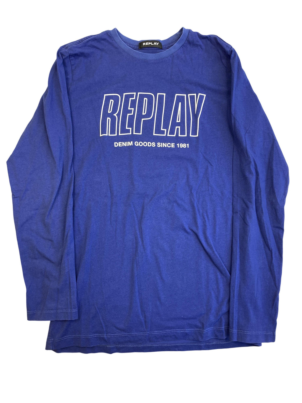 Longsleeves Longsleeves Kleidung Longsleeve Replay Front Image Second Hand