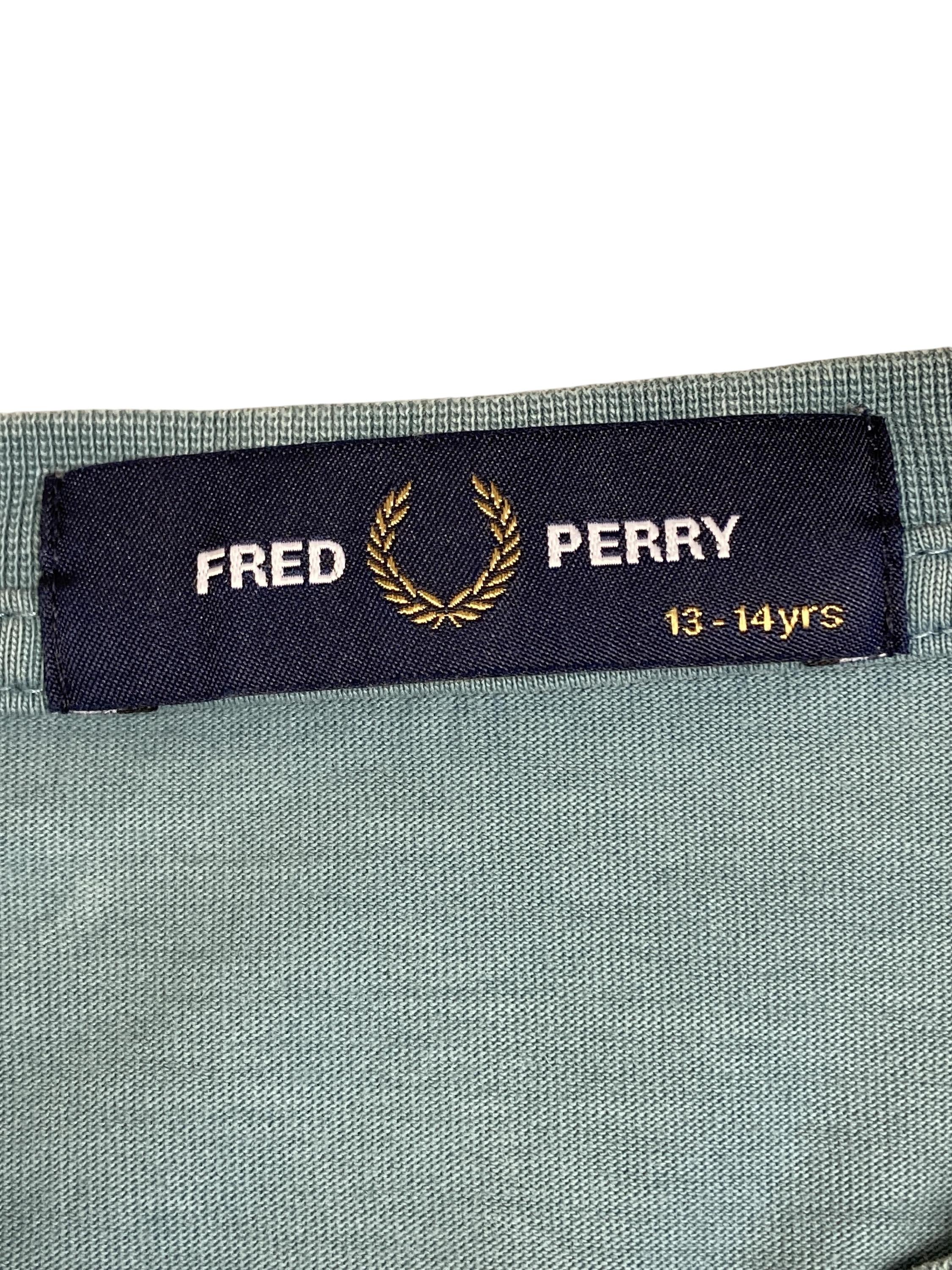 T-Shirts T-Shirts & Tops Kleidung Tshirt Fred Perry Label Image Second Hand