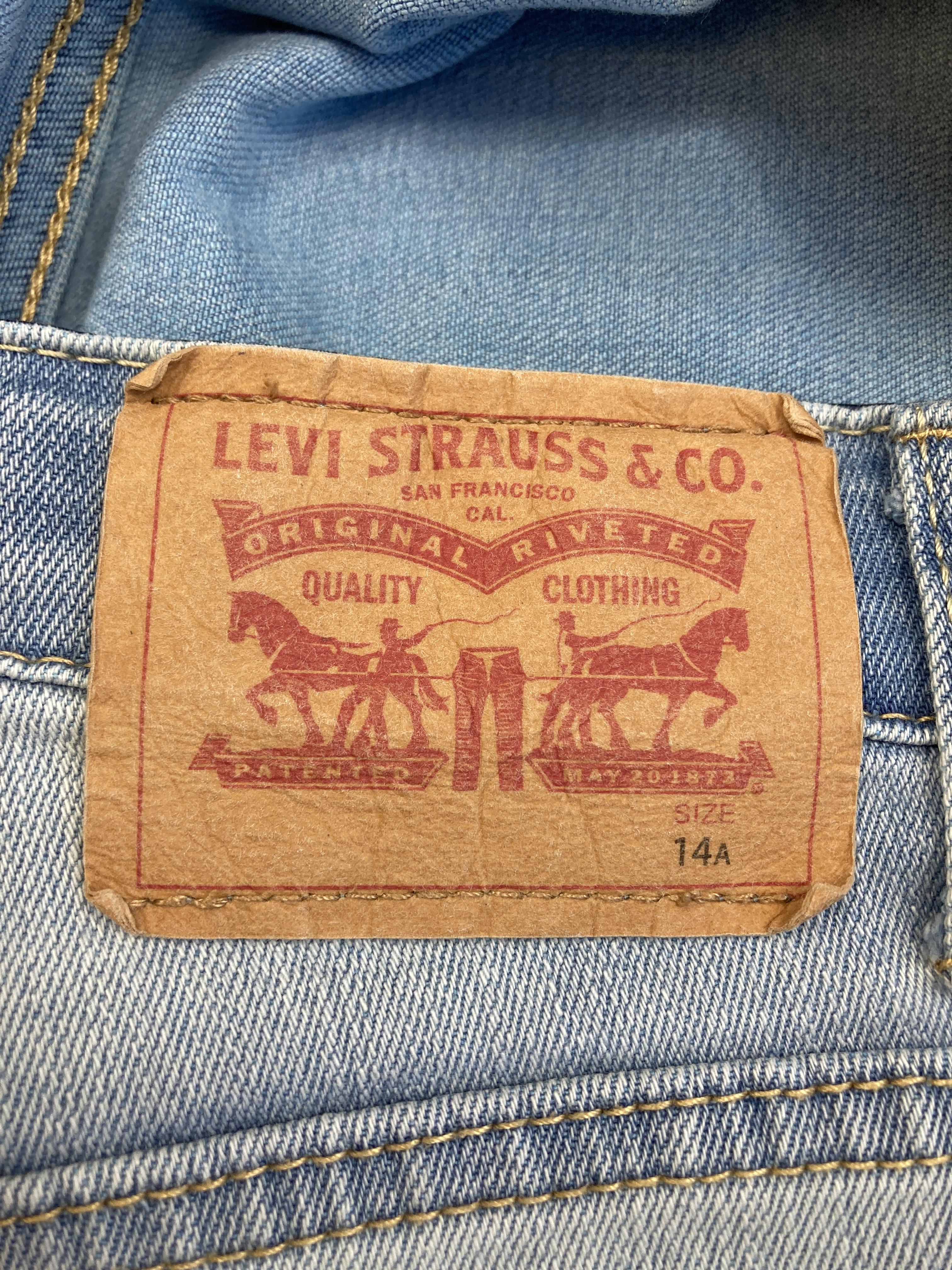 Shorts & kurze Hosen Shorts & kurze Hosen Kleidung Kurze Jeans Levi`s Label Image Second Hand