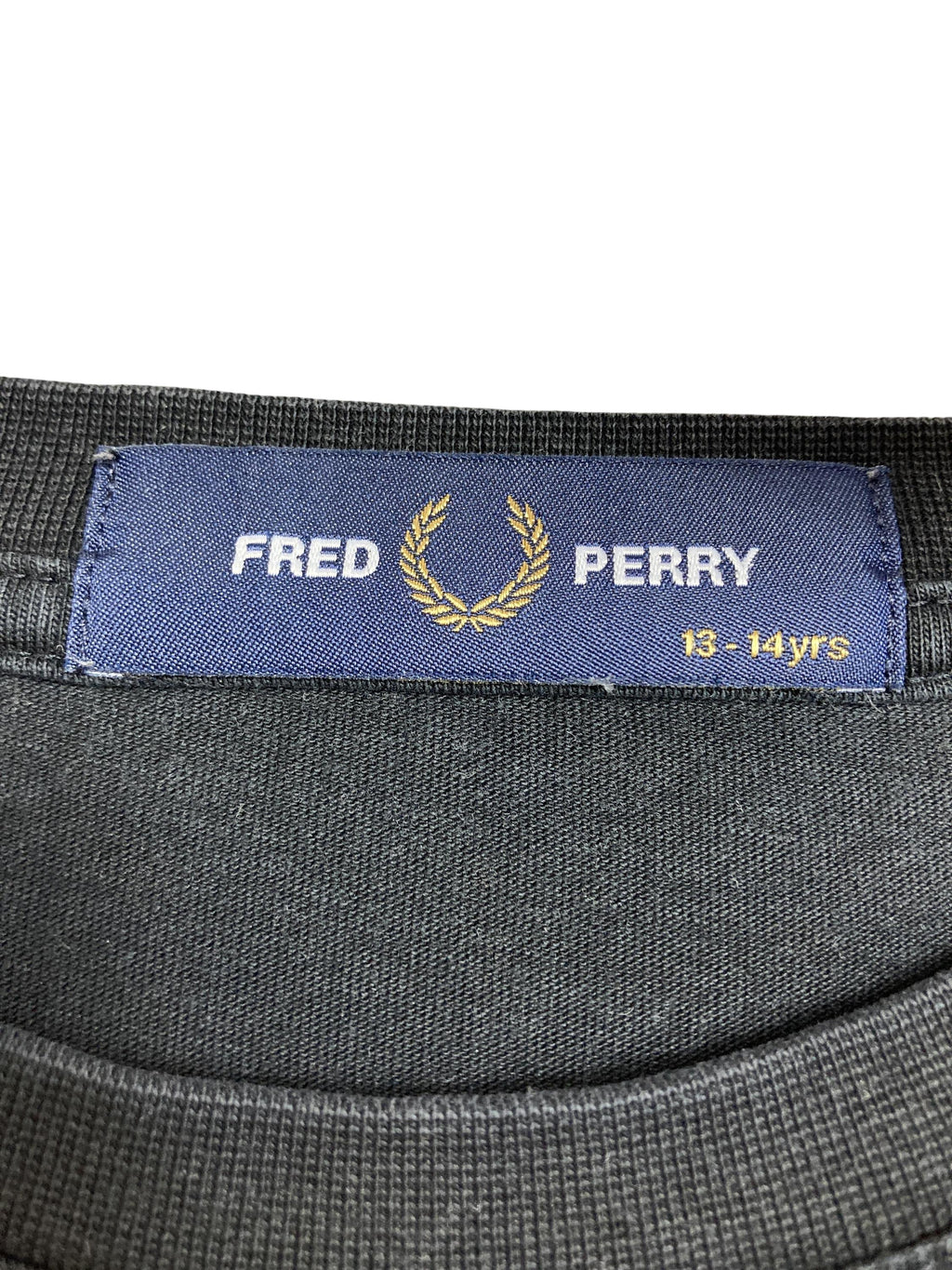 T-Shirts T-Shirts & Tops Kleidung Tshirt Fred Perry Label Image Second Hand