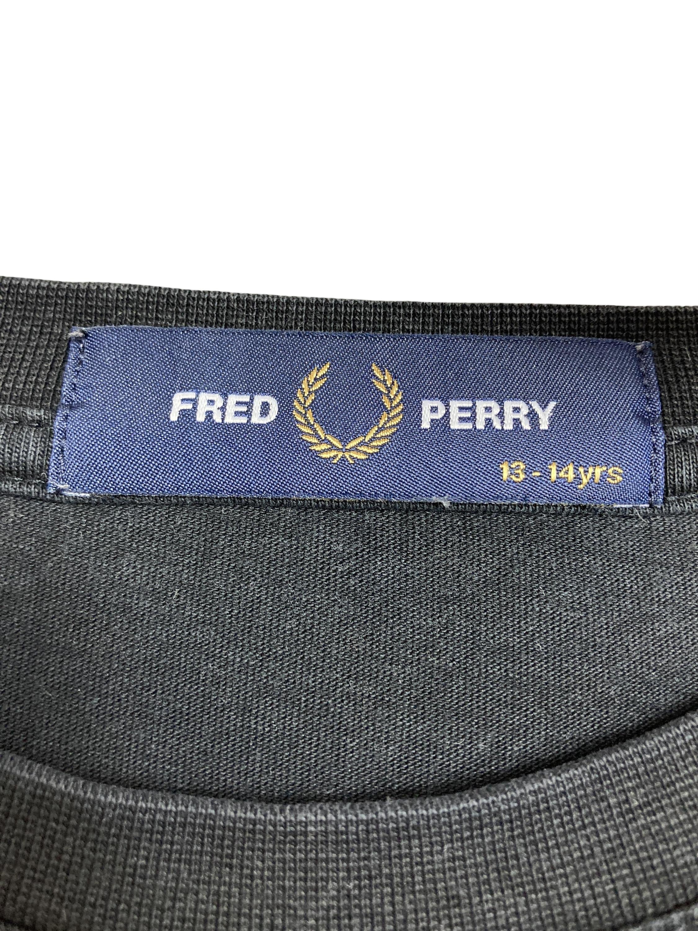 T-Shirts T-Shirts & Tops Kleidung Tshirt Fred Perry Label Image Second Hand
