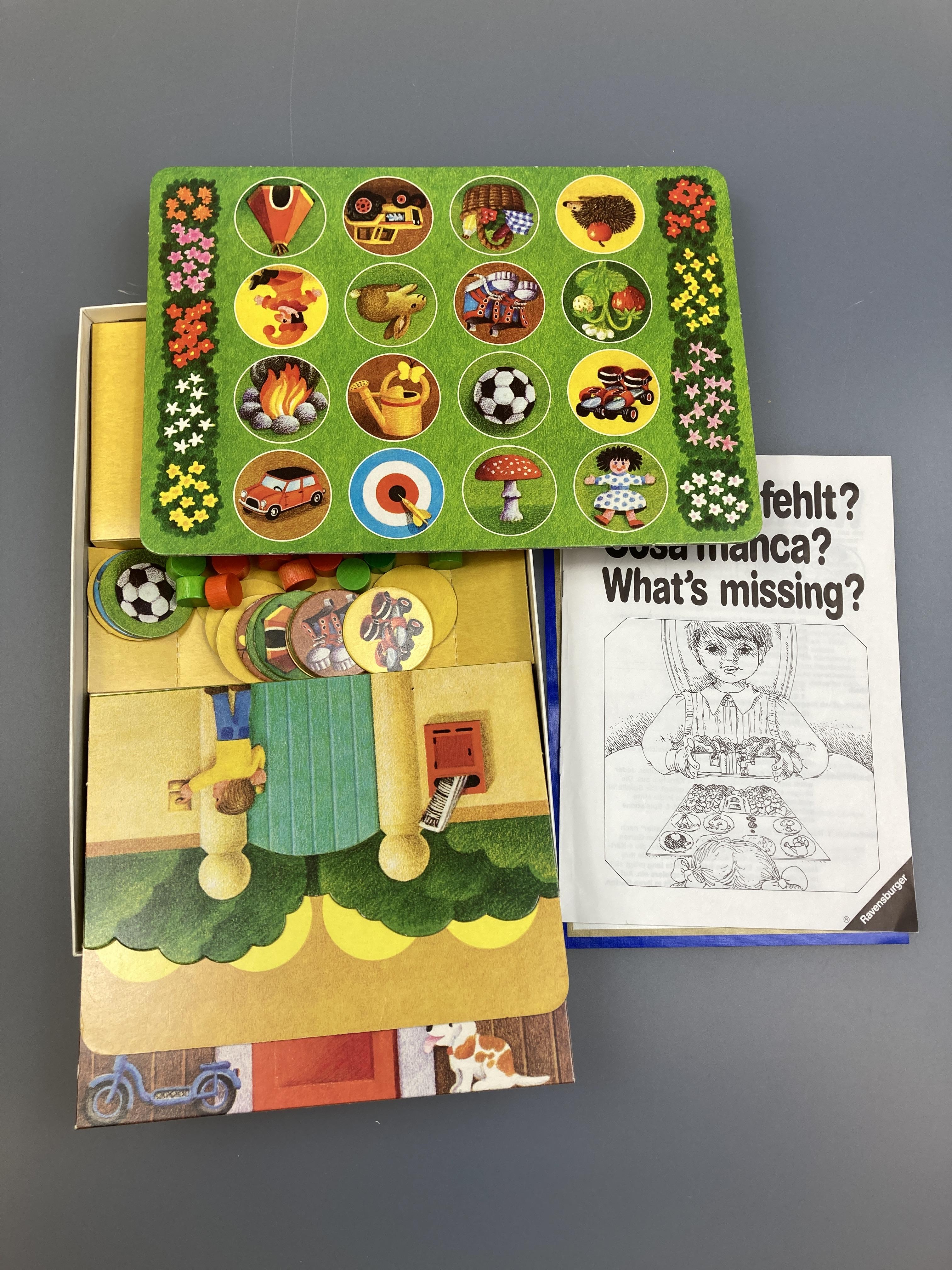 Brettspiele Brett- / Gesellschaftsspiele Spielen & Lernen Was fehlt? Ravensburger  New Misc Image 1 Second Hand