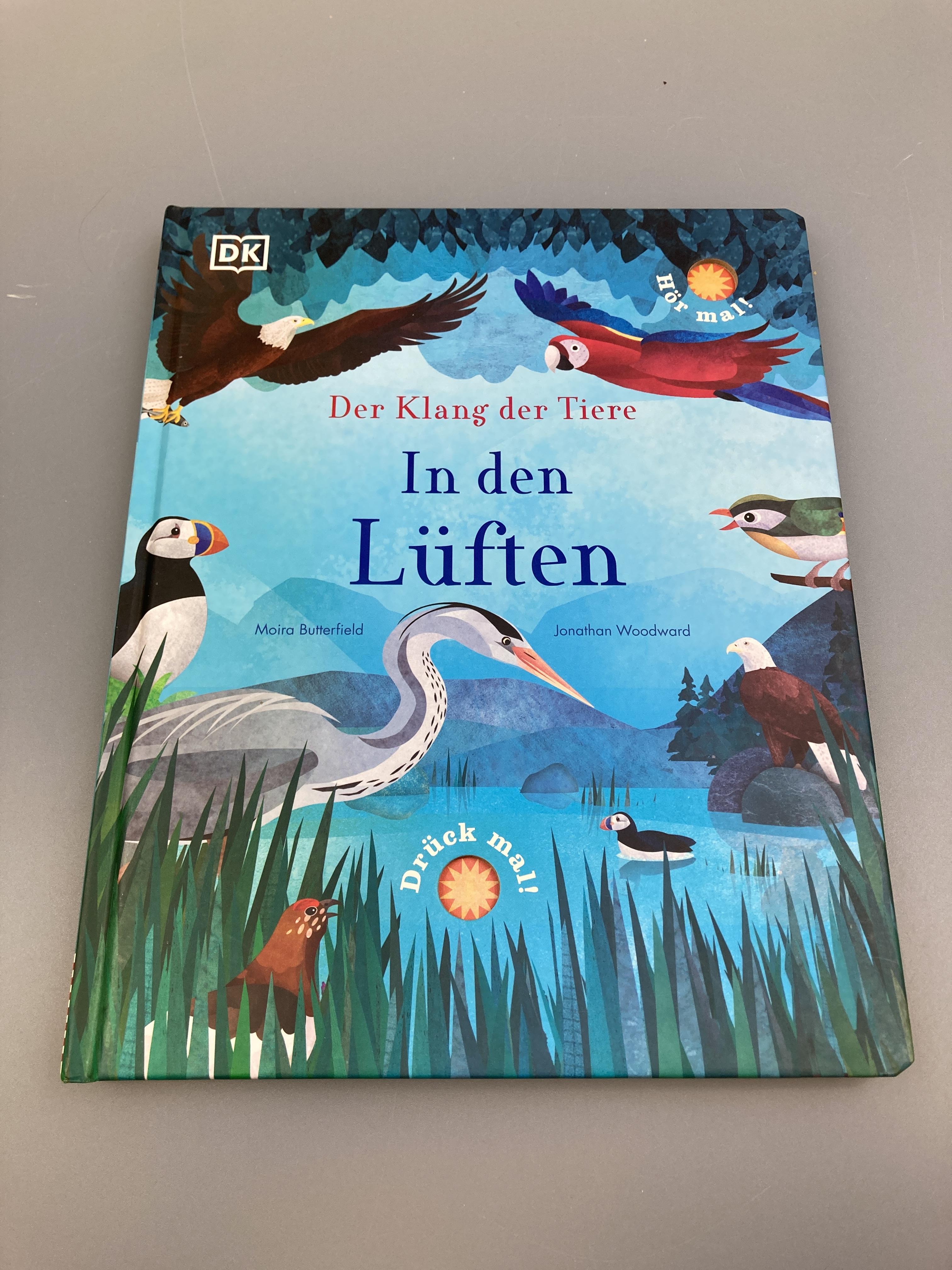 Kinderbücher Bücher Spielen & Lernen Der Klang der Tiere - In den Lüften Dk Verlag Front Image Second Hand