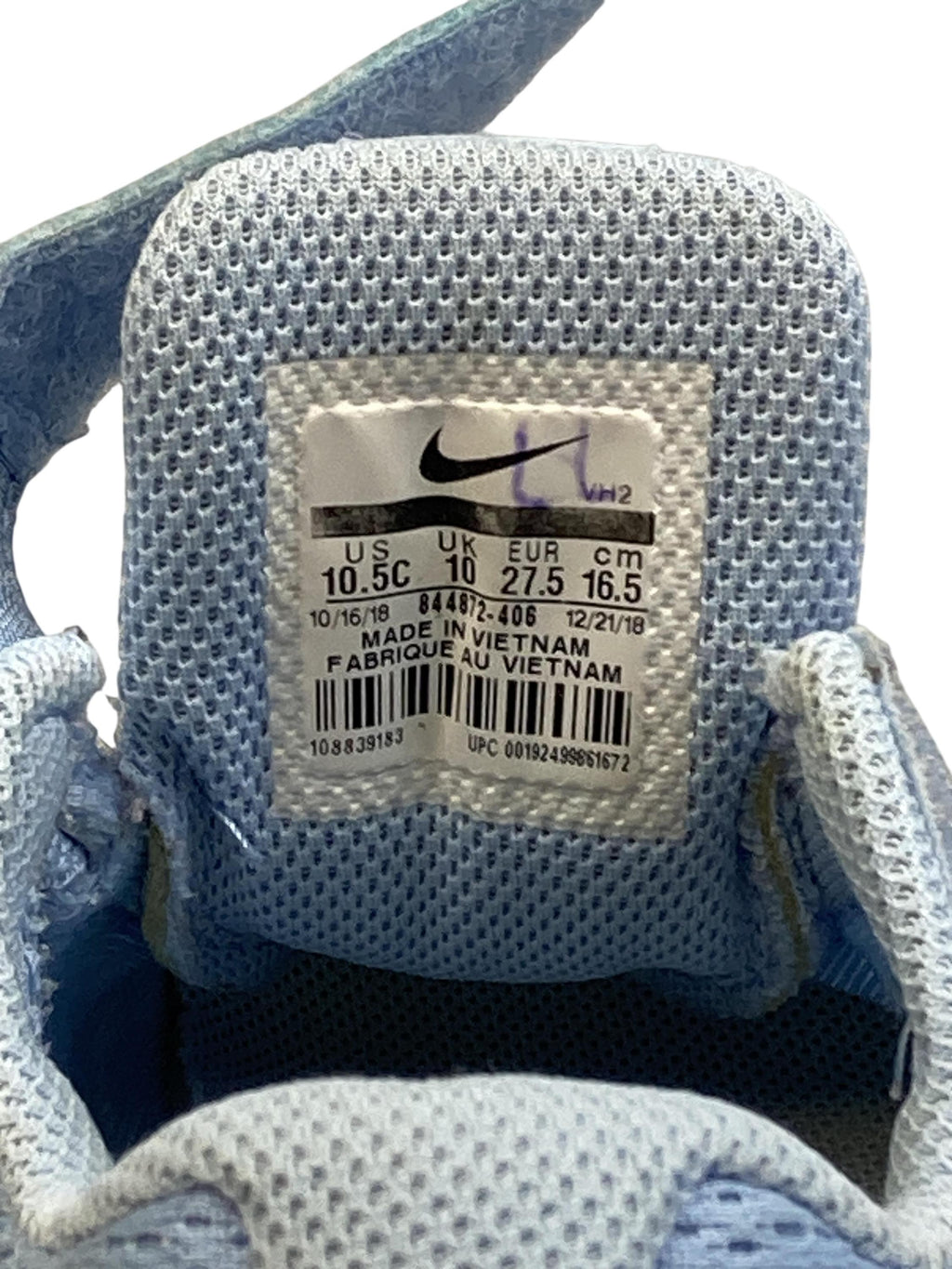 Hallenschuhe Sportschuhe Schuhe Sportschuh Nike Label Image Second Hand