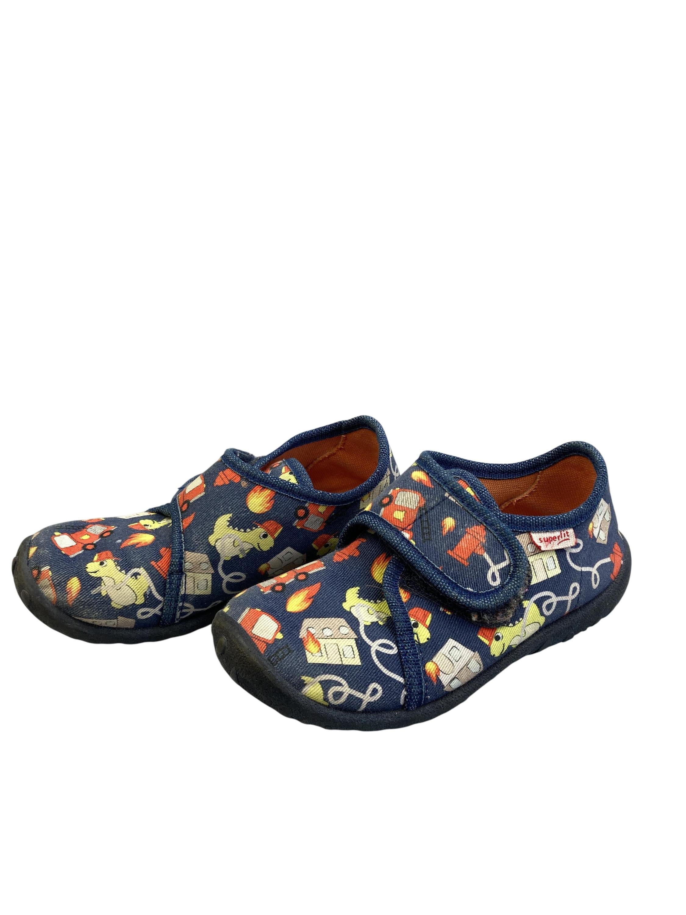 Hausschuhe Schuhe Hausschuhe Feuerwehr Superfit Front Image Second Hand