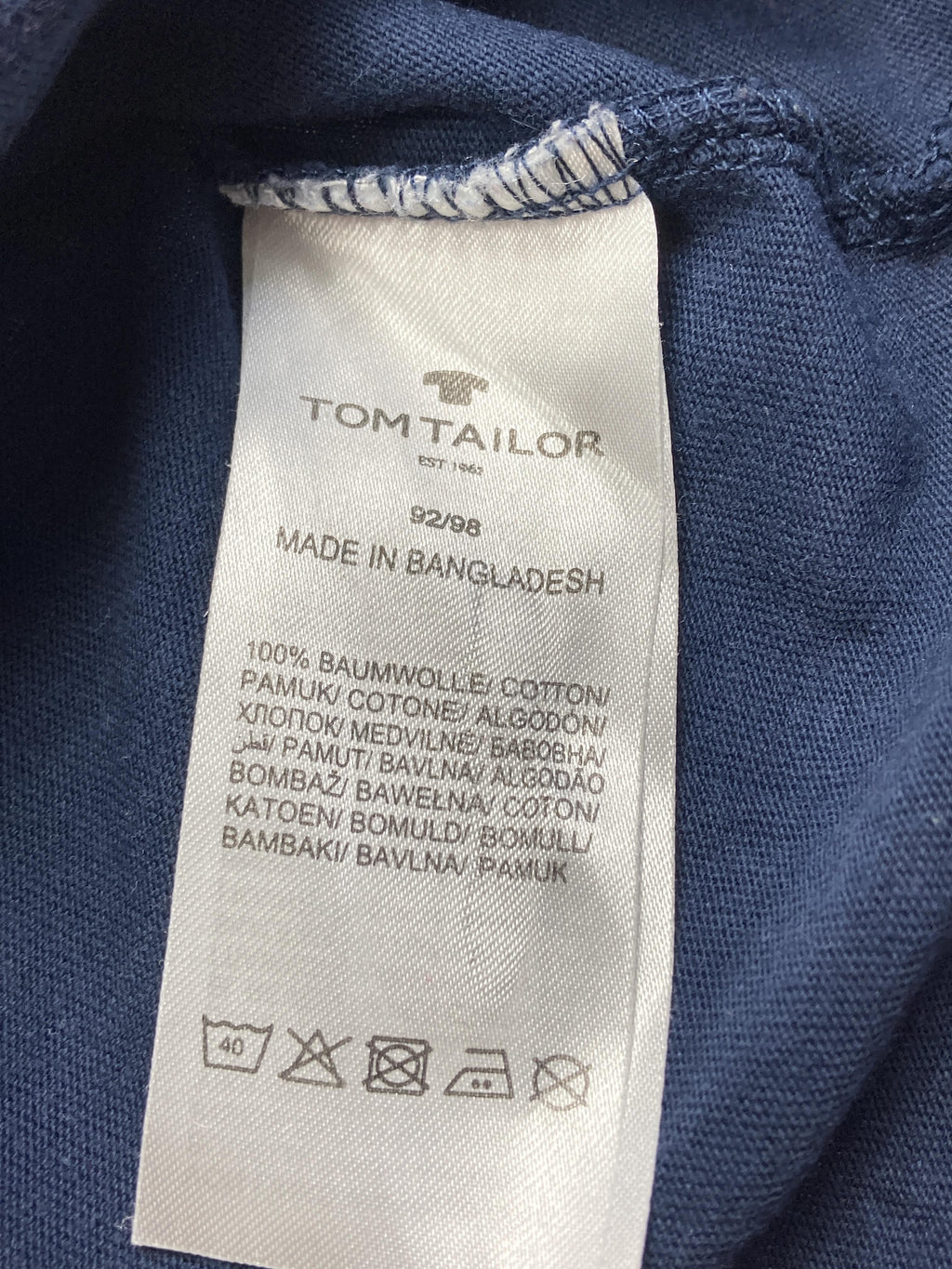 Langarmshirts Longsleeves & Shirts Kleidung Langarmshirt Tom Tailor Care Label Second Hand