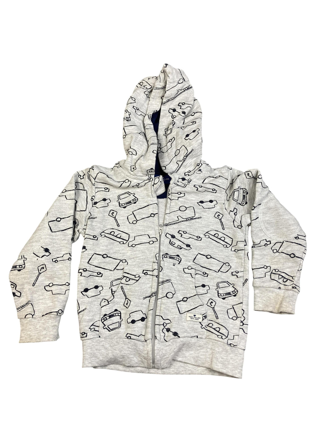 Kapuzenjacken Sweatshirts & Hoodies Kleidung Kapuzenjacke Tom Tailor Front Image Second Hand