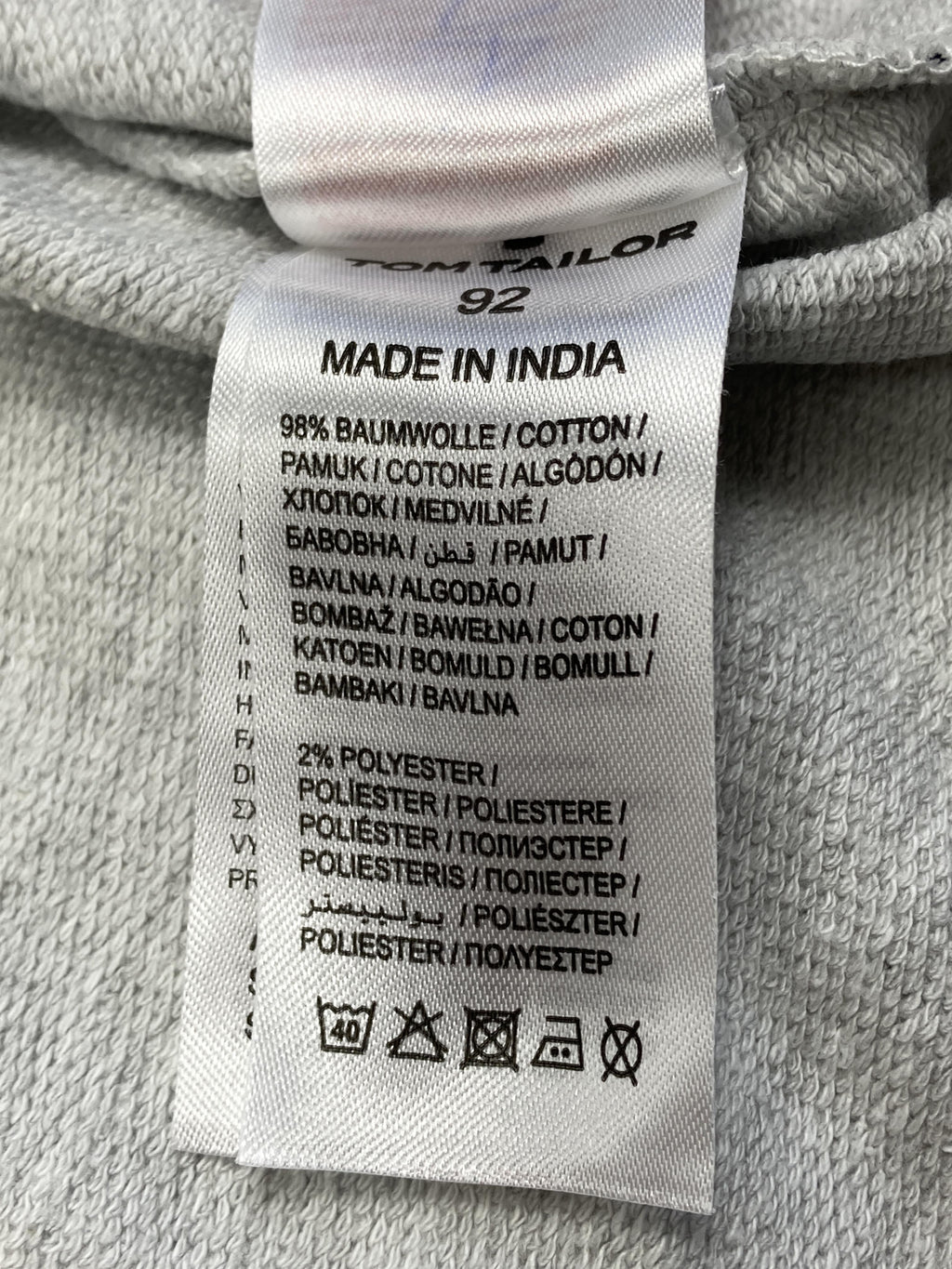 Kapuzenjacken Sweatshirts & Hoodies Kleidung Kapuzenjacke Tom Tailor Care Label Second Hand