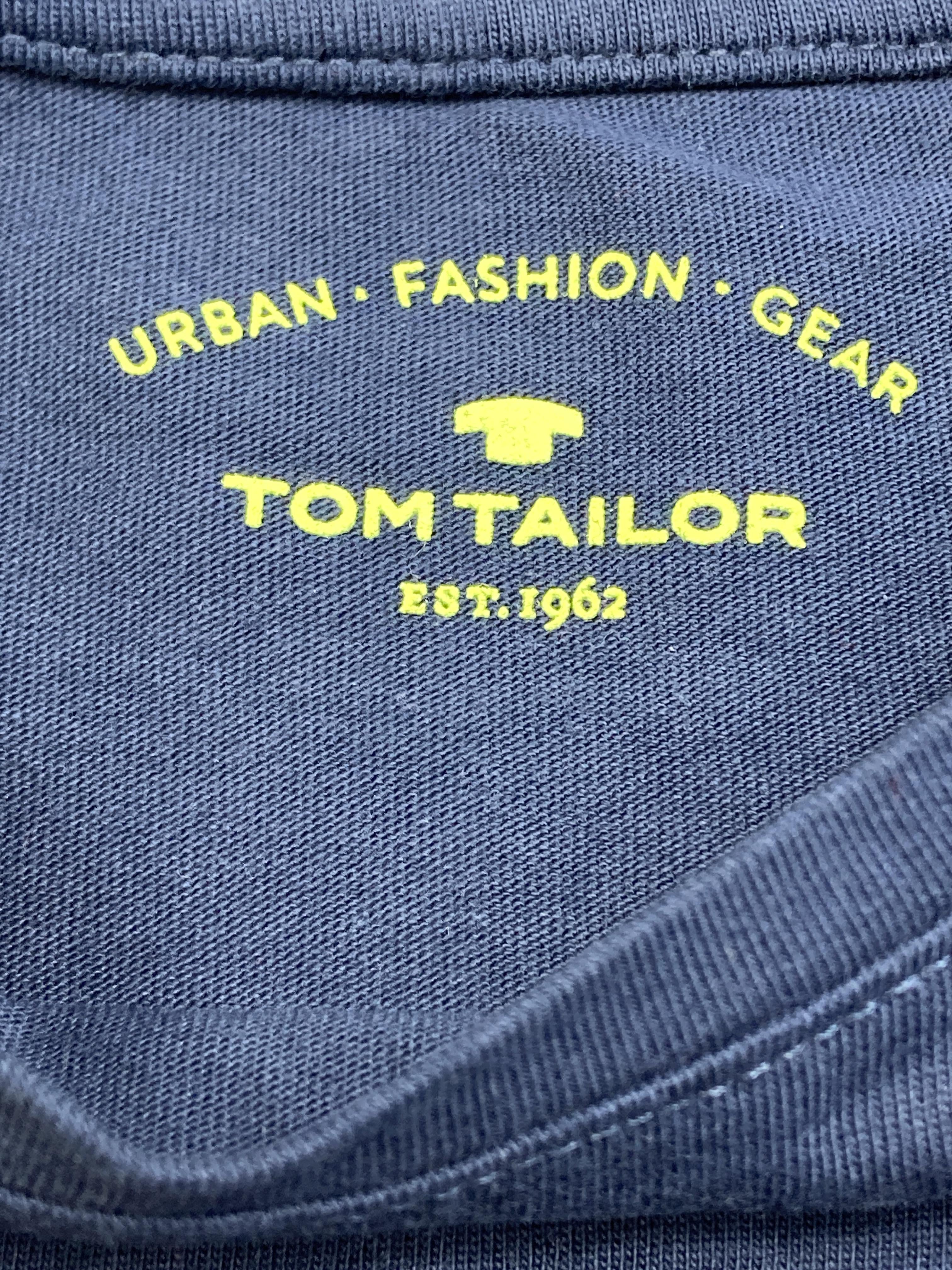 T-Shirts T-Shirts & Tops Kleidung T-Shirt Tom Tailor Label Image Second Hand