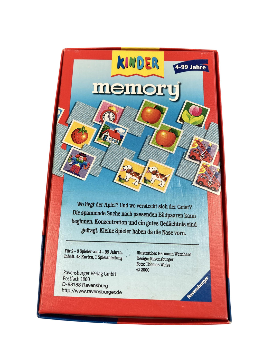Memorys Brettspiele Spielen & Lernen Kinder Memory Ravensburger  Rear Image Second Hand