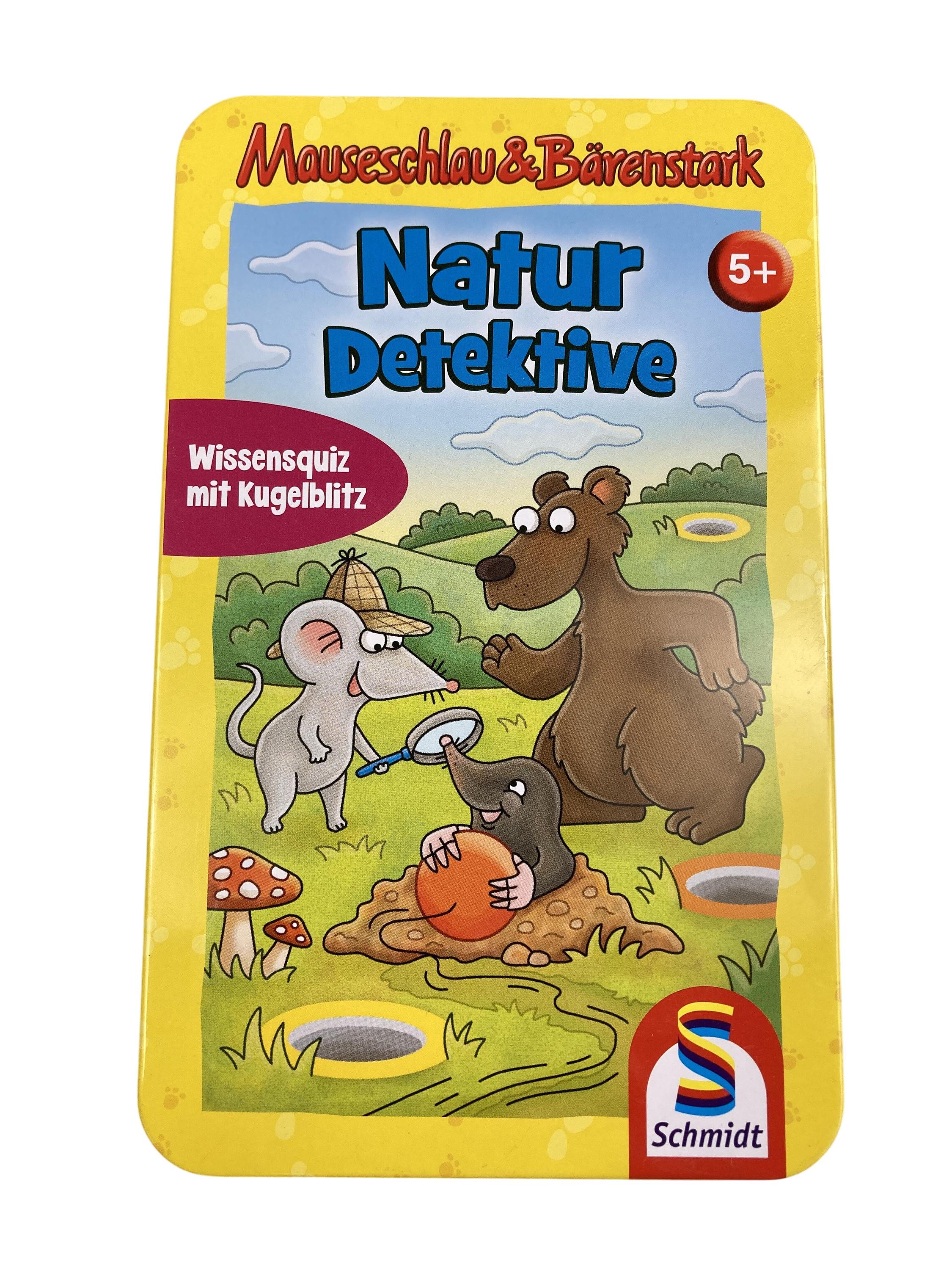 Brett- / Gesellschaftsspiele Spielen & Lernen Mauseschlau & Bärenstark Natur Detektive Schmidt   Front Image Second Hand