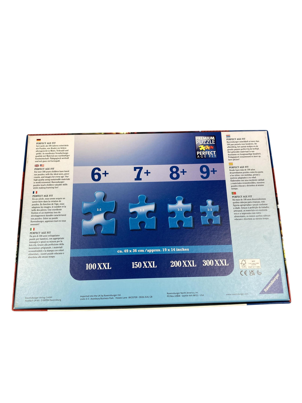 Puzzles Puzzles Spielen & Lernen Disney Cars Neon Racers Cup Puzzle 100 Ravensburger  Rear Image Second Hand