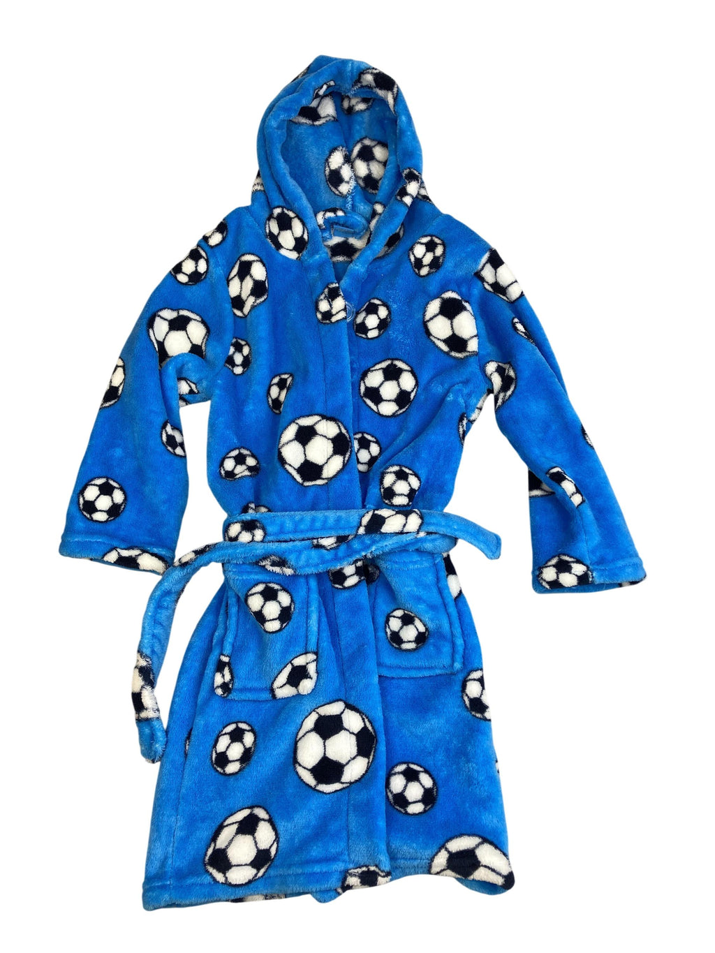 Bademäntel Heimtextilien Wohnen & Kinderzimmer Bademantel Fußball Playshoes Front Image Second Hand