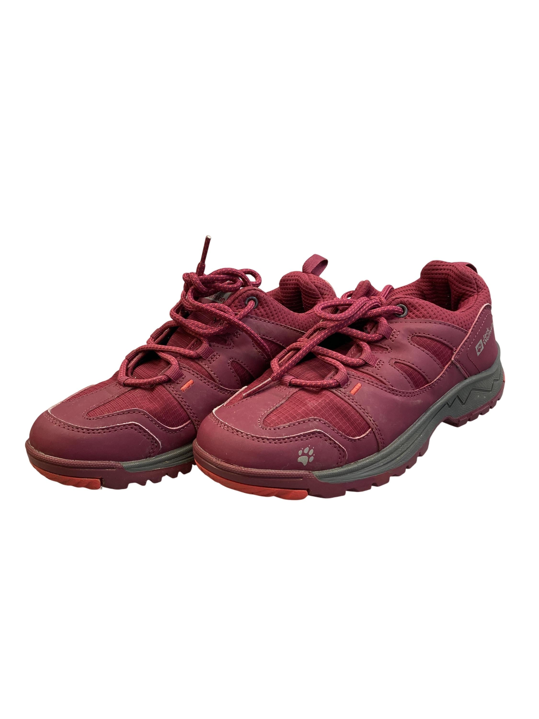 Wanderschuhe & Trekkingschuhe Sportschuhe Schuhe Wanderschuh Wolf hiker low in burgunderrot Jack Wolfskin Front Image Second Hand