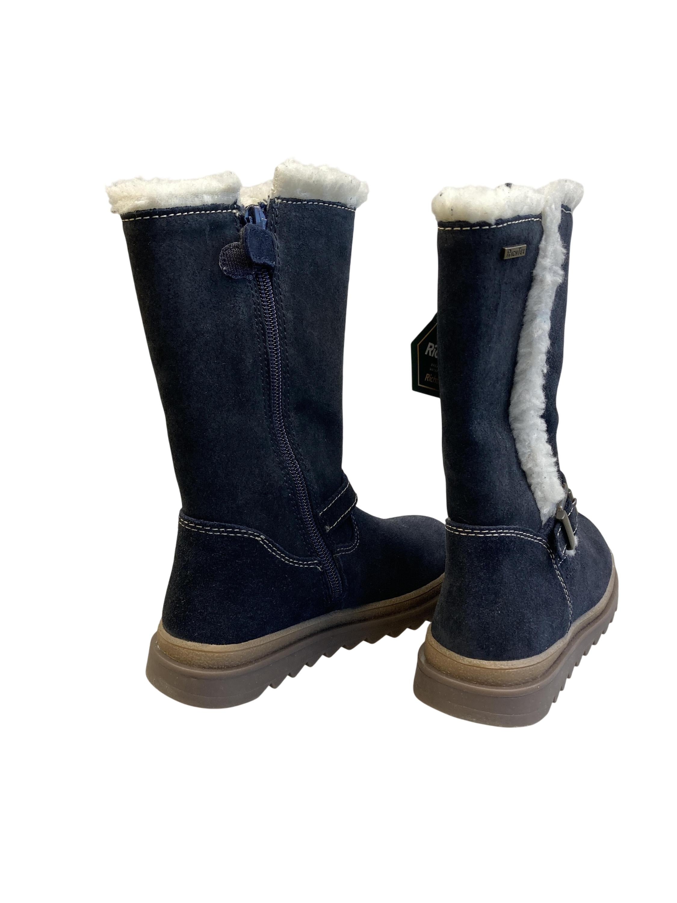 Winterstiefel Mädchen Leder-Boots Richter Rear Image Second Hand