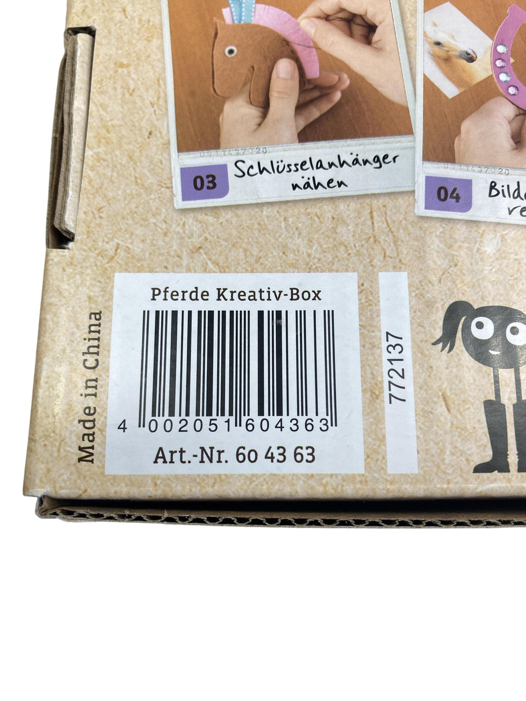 Bastelset Schreiben & Malen Papeterie Pferde Kreativ-Box KOSMOS Label Image Second Hand
