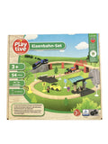 Holzspielzeuge Spielen & Lernen Eisenbahn-Set Playtive Front Image Second Hand