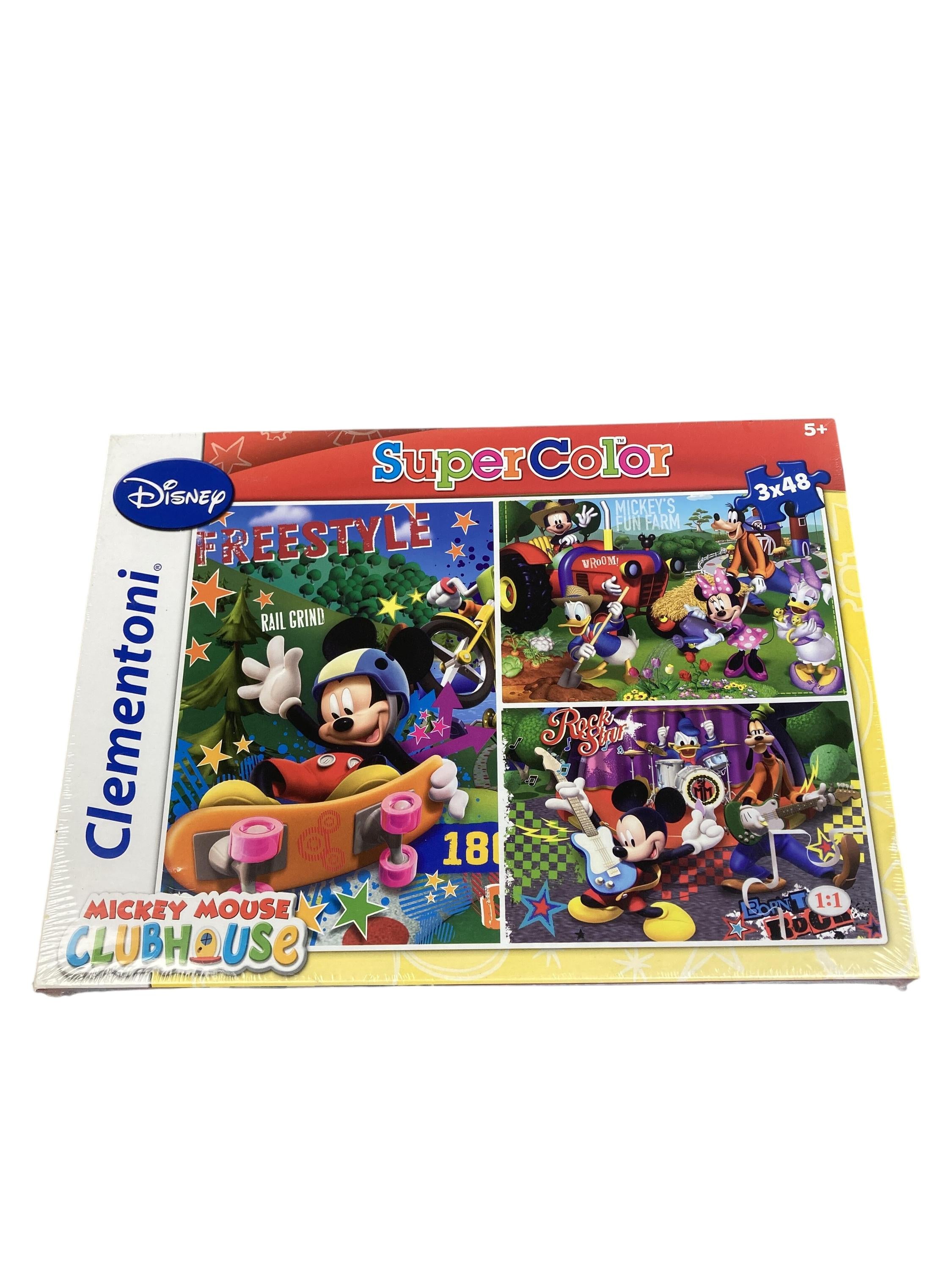 Puzzles Puzzles Spielen & Lernen Disney Puzzle SuperColor Mickey Mouse Clubhouse Clementoni Front Image Second Hand