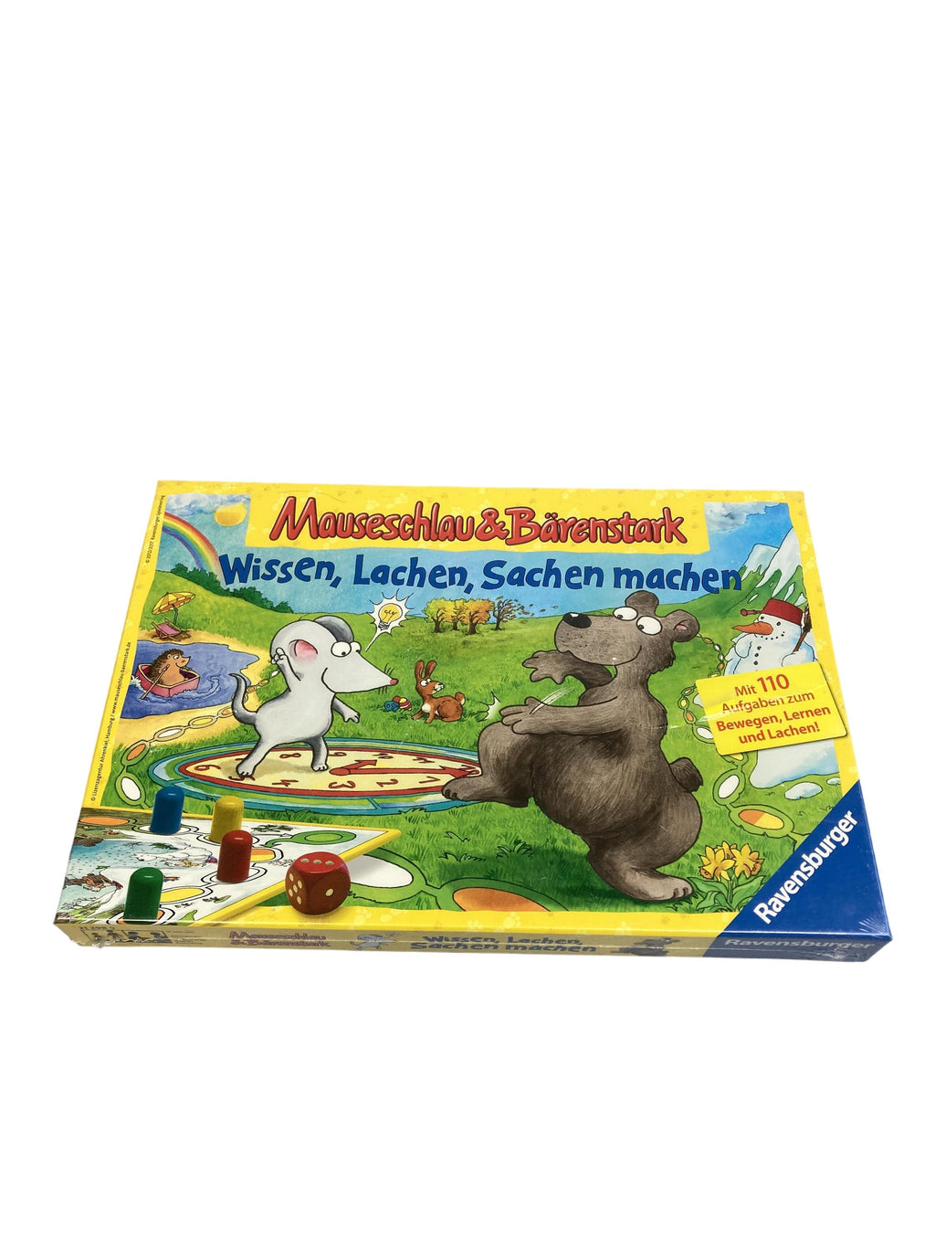 Brettspiele Brett- / Gesellschaftsspiele Spielen & Lernen Mäuseschlau & Bärenstark: Wissen, Lachen, Sachen machen Ravensburger  Front Image Second Hand