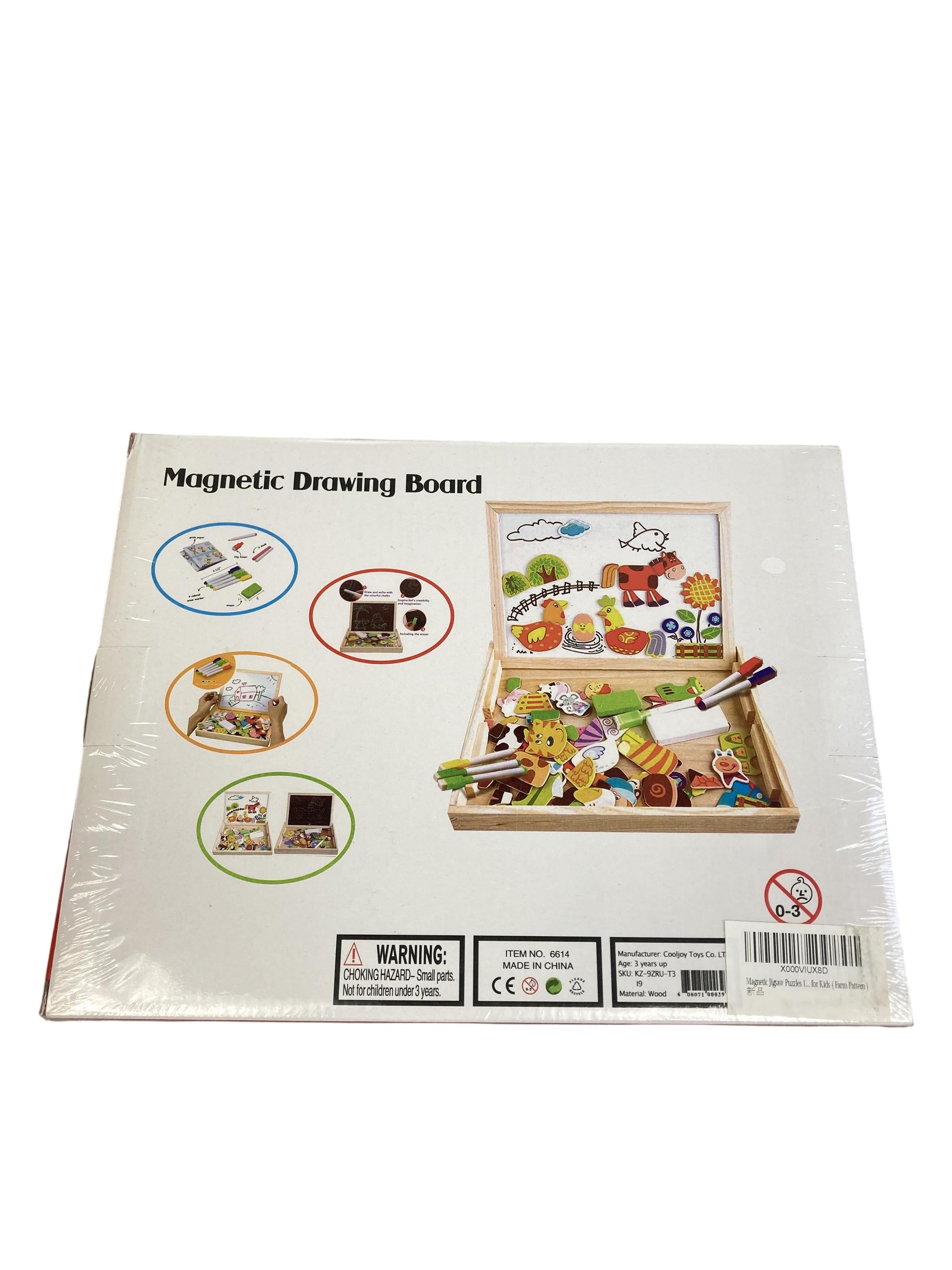 Magnetspielzeuge Magnetspielzeuge Spielen & Lernen Magnetic Drawing Board Cooljoy Toys Rear Image Second Hand