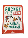 Kartenspiele Brett- / Gesellschaftsspiele Spielen & Lernen Pocket Quiz Junior Schlaumeier Moses  Front Image Second Hand