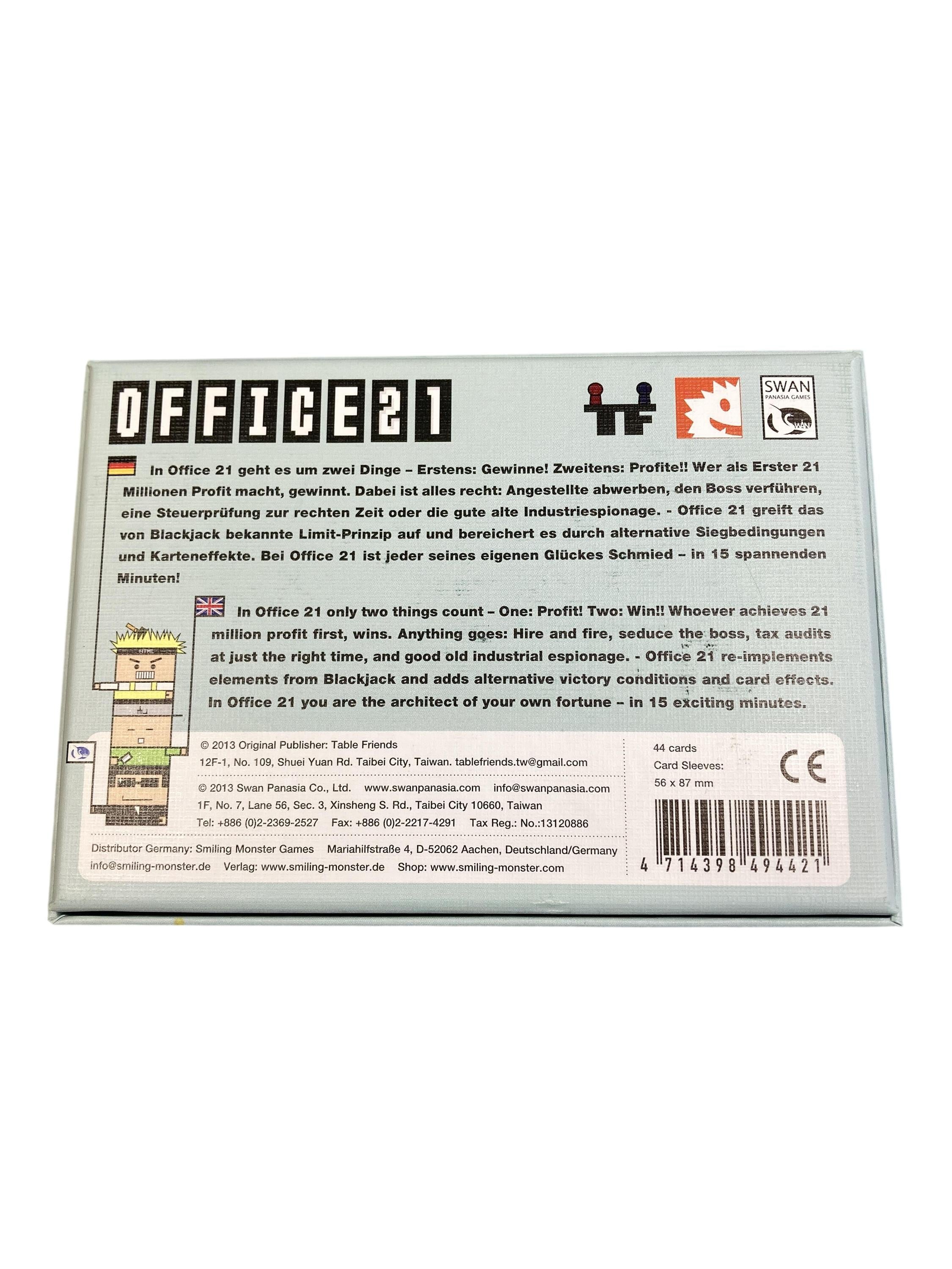 Kartenspiele Brett- / Gesellschaftsspiele Spielen & Lernen Office 21 Sean Panasia Games Rear Image Second Hand