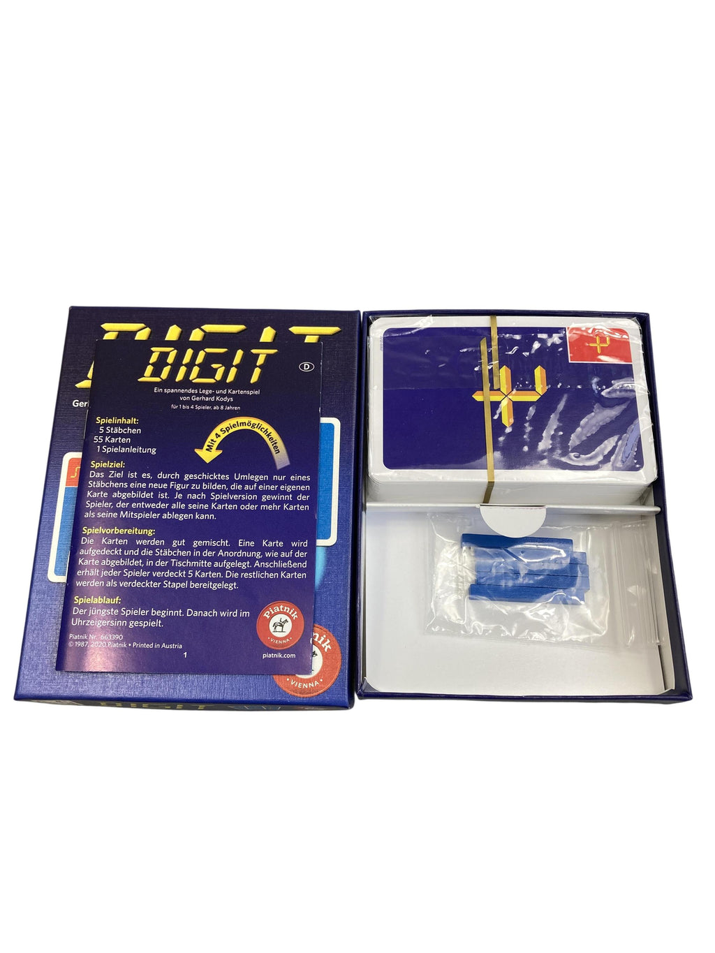 Kartenspiele Brett- / Gesellschaftsspiele Spielen & Lernen Digit Piatnik Label Image Second Hand