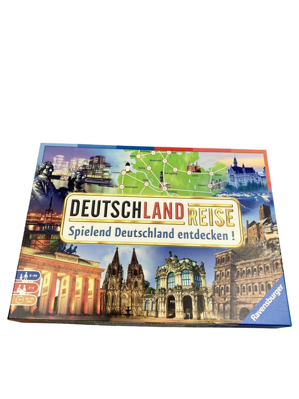 Brettspiele Brett- / Gesellschaftsspiele Spielen & Lernen Deutschlandreise Ravensburger  Front Image Second Hand