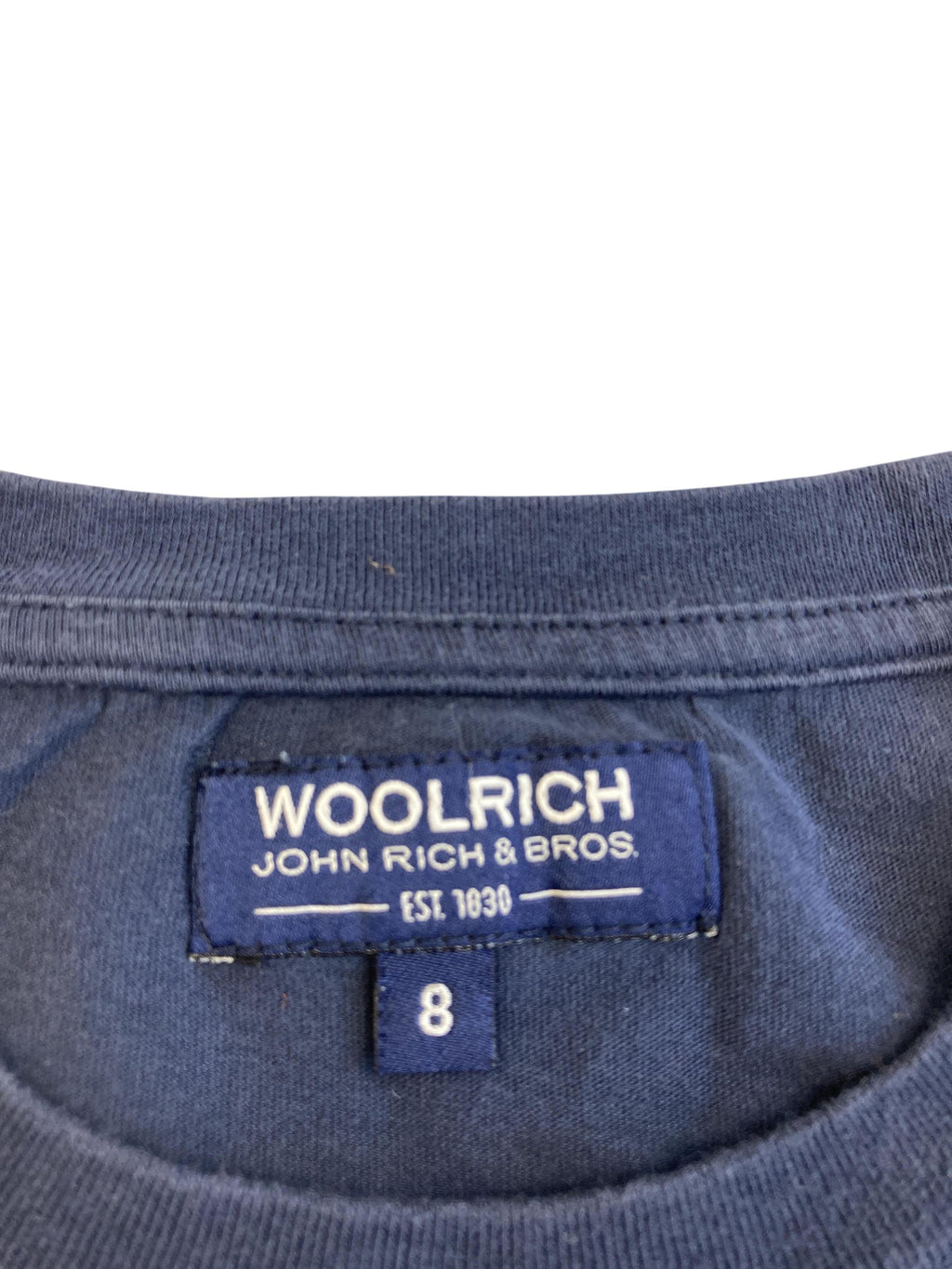 T-Shirts T-Shirts & Tops Kleidung T-Shirt Woolrich Label Image Second Hand