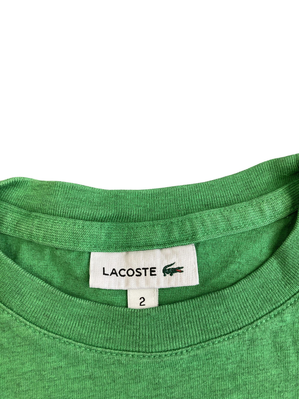 T-Shirts T-Shirts & Tops Kleidung T-Shirt Lacoste Label Image Second Hand