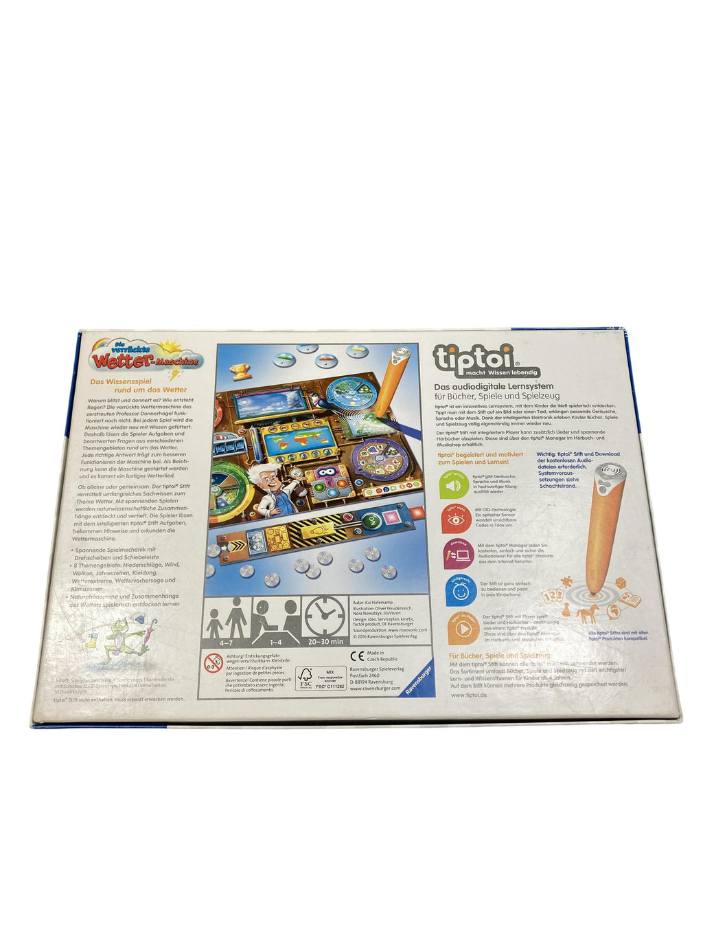 TipToi Spiele TipToi Spielen & Lernen Tiptoi Sprichst du Englisch? Ravensburger  Rear Image Second Hand
