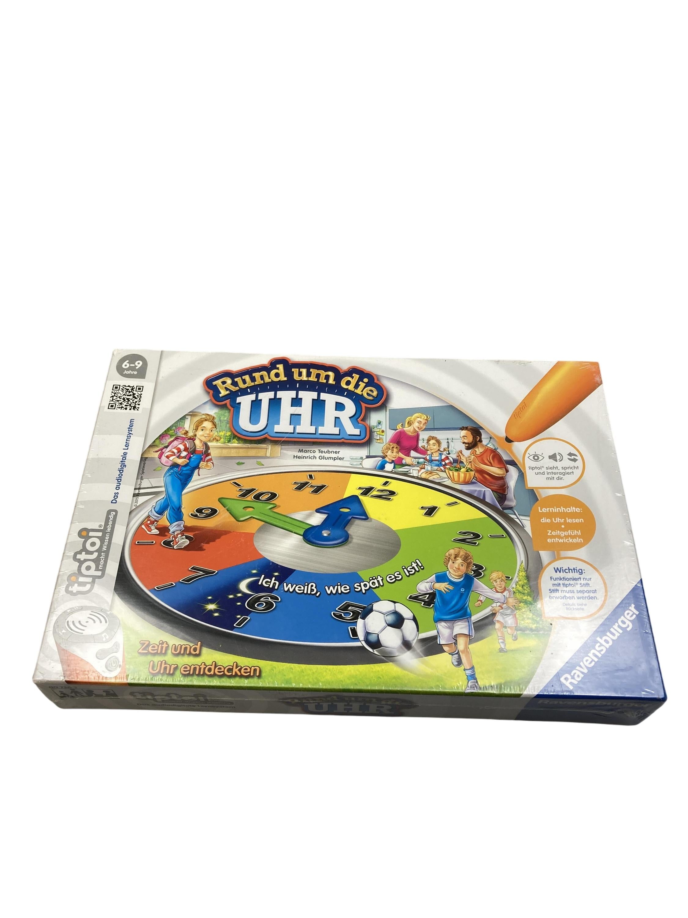 TipToi Spiele TipToi Spielen & Lernen Tiptoi Rund um die Uhr Ravensburger  Front Image Second Hand