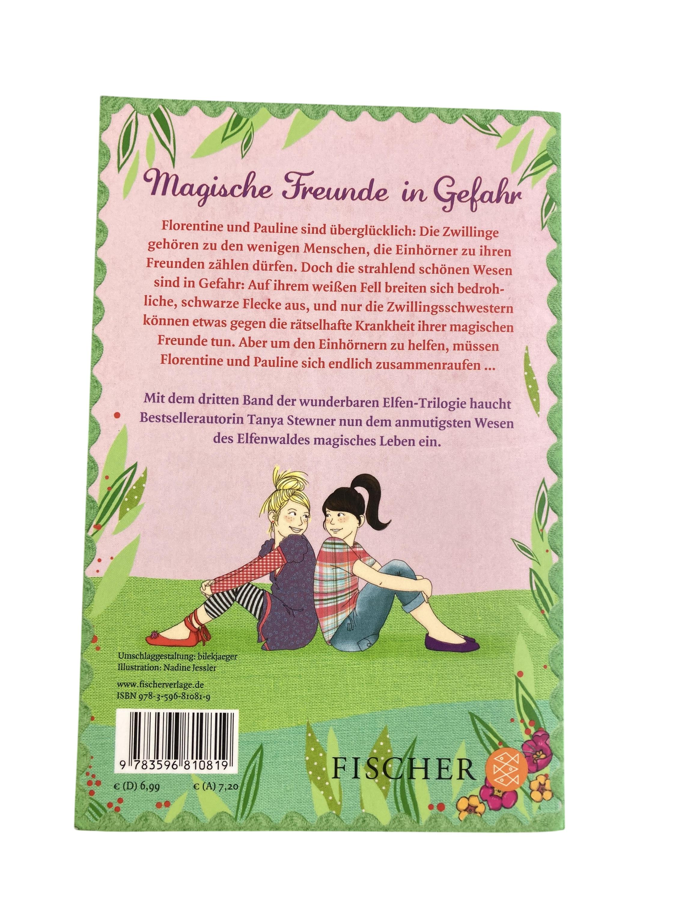 Kinderbücher Bücher Spielen & Lernen Das Einhorn im Elfenwald Fischer Verlag Rear Image Second Hand