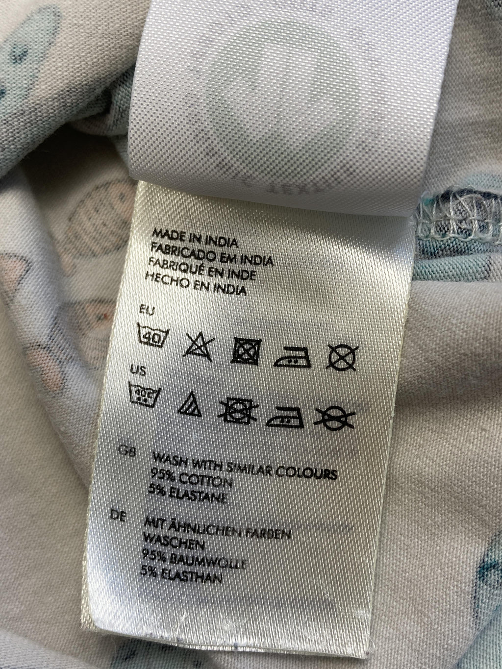 T-Shirts T-Shirts & Tops Kleidung T-Shirt Meyadey Care Label Second Hand