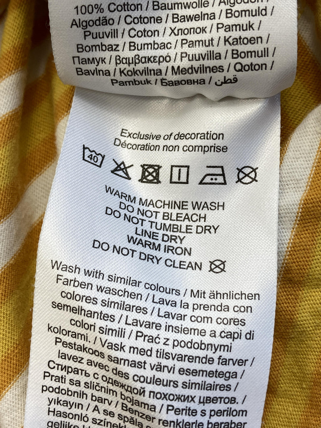 T-Shirts T-Shirts & Tops Kleidung T-Shirt Name it Care Label Second Hand