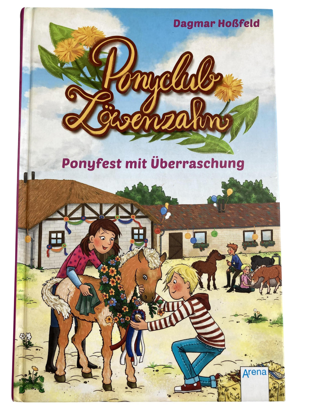 Kinderbücher Bücher Spielen & Lernen Ponyclub Löwenzahn - Ponyfest mit Überraschung Arena Front Image Second Hand