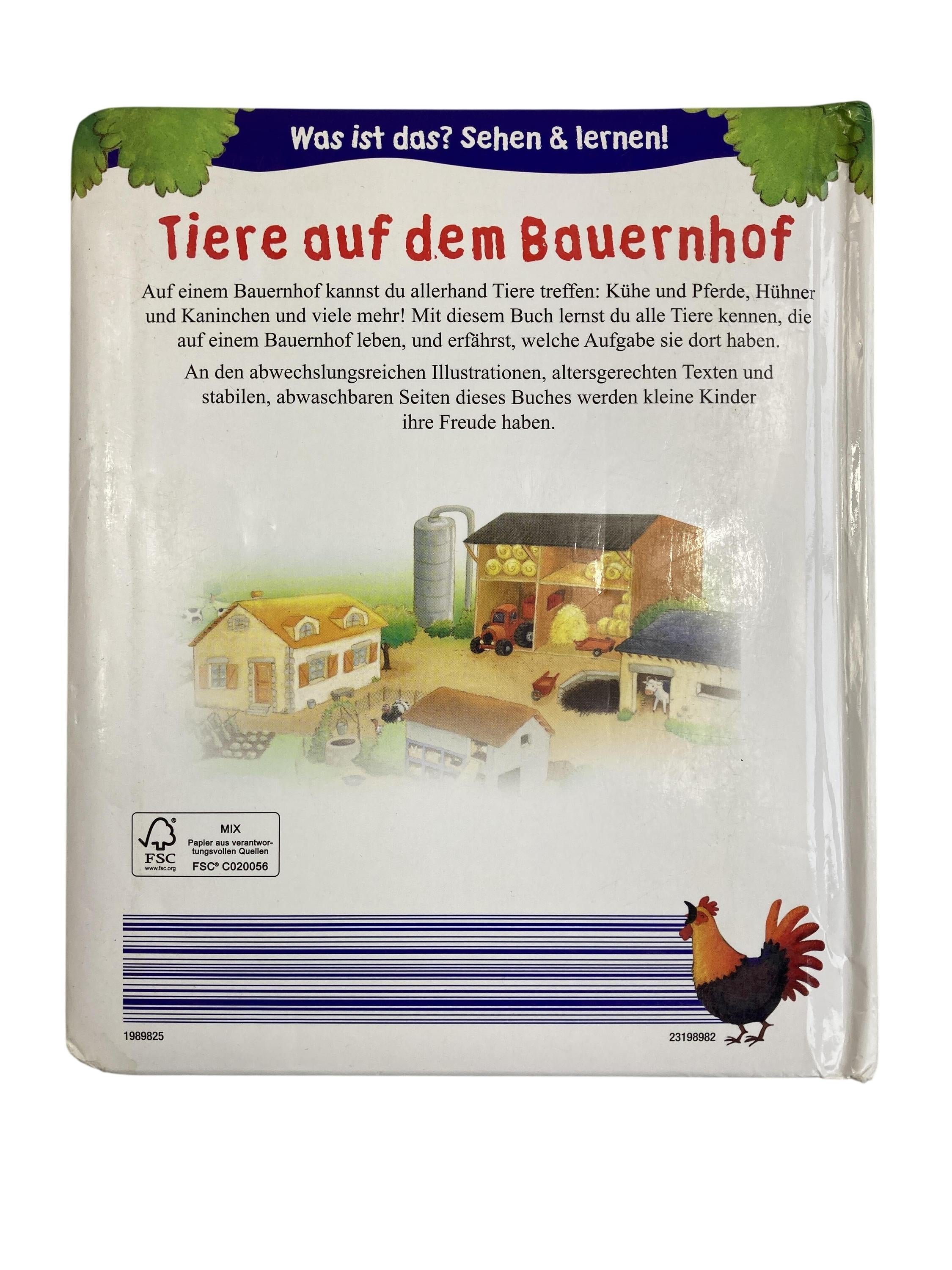 Kinderbücher Bücher Spielen & Lernen Tiere auf dem Bauernhof Tandem.Verlag Rear Image Second Hand