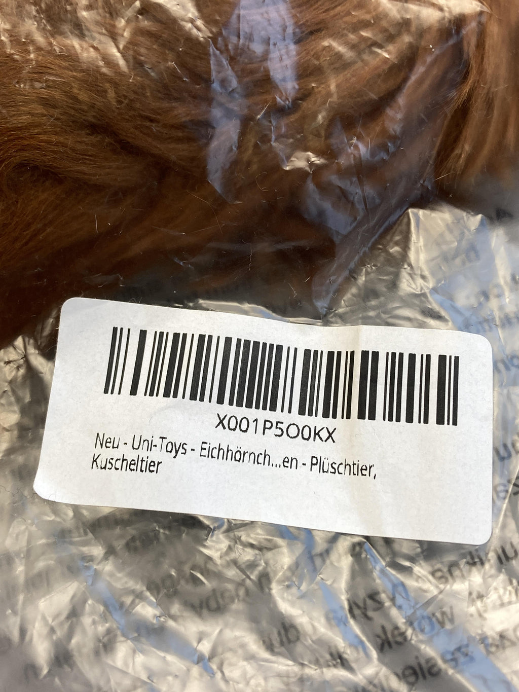 Kuscheltiere Spielen & Lernen Kuscheltier Eichhörnchen Uni Toys Label Image Second Hand