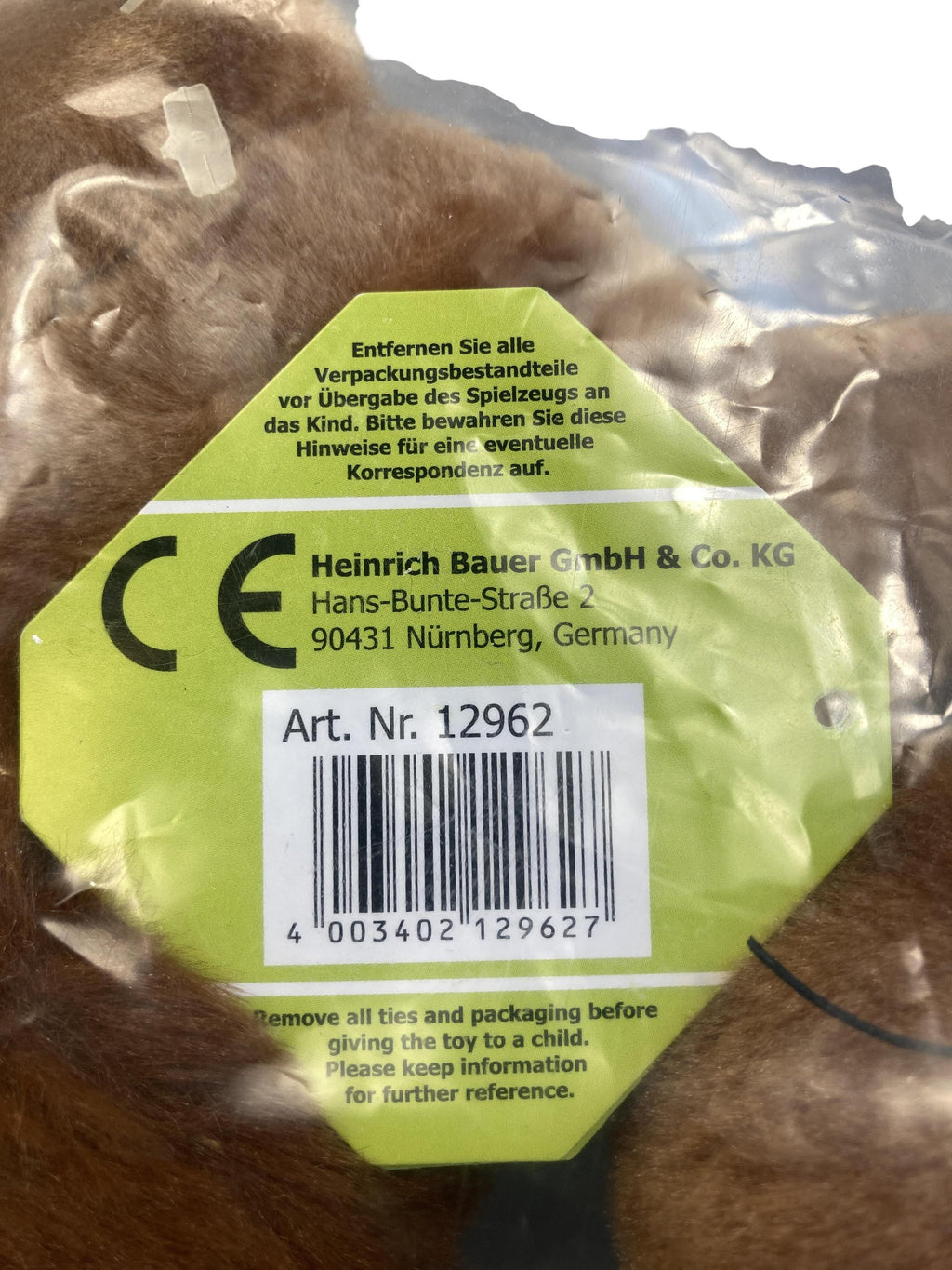 Kuscheltiere Spielen & Lernen Kuscheltier Eichhörnchen Heinrich Bauer Label Image Second Hand