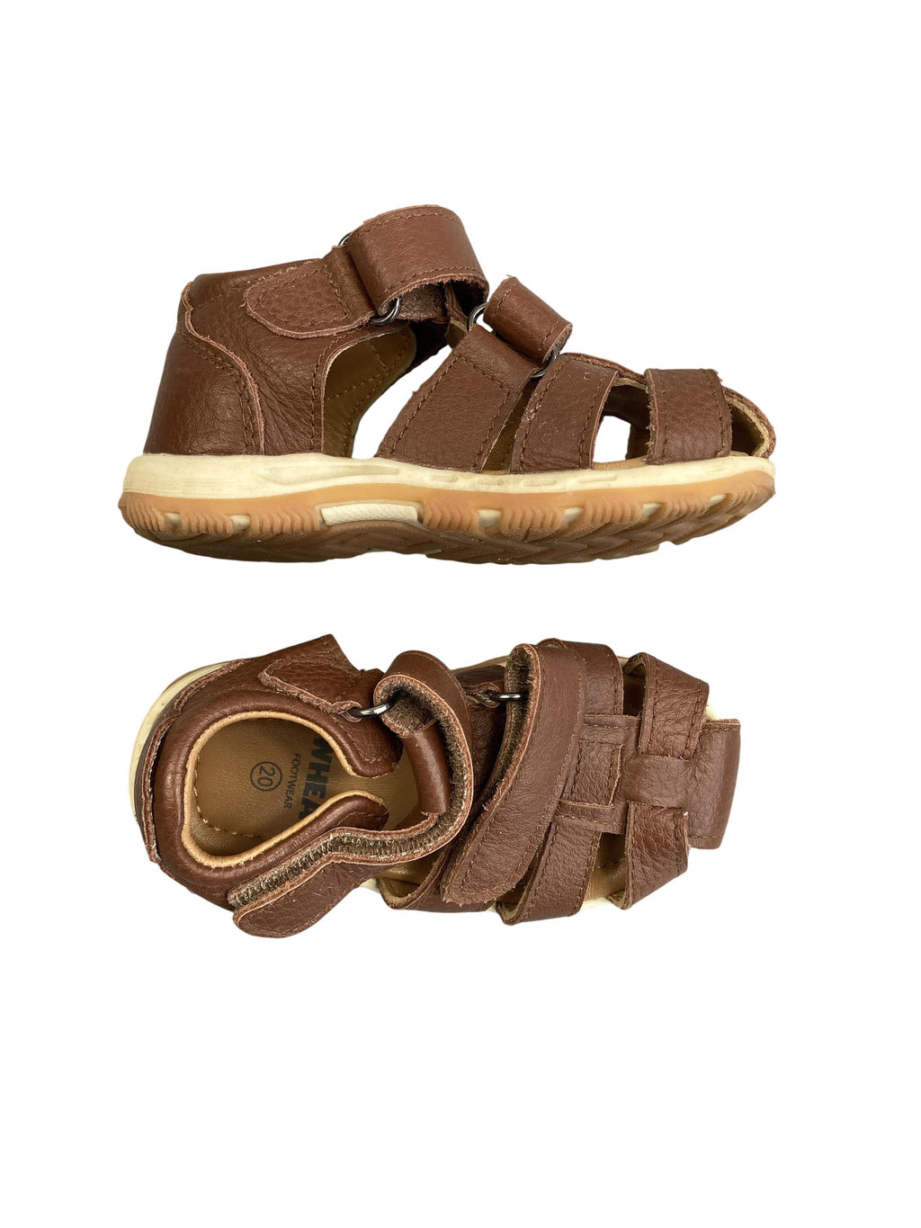 Trekking Sandalen Sandalen Schuhe Trekkingsandalen Wheat Front Image Second Hand