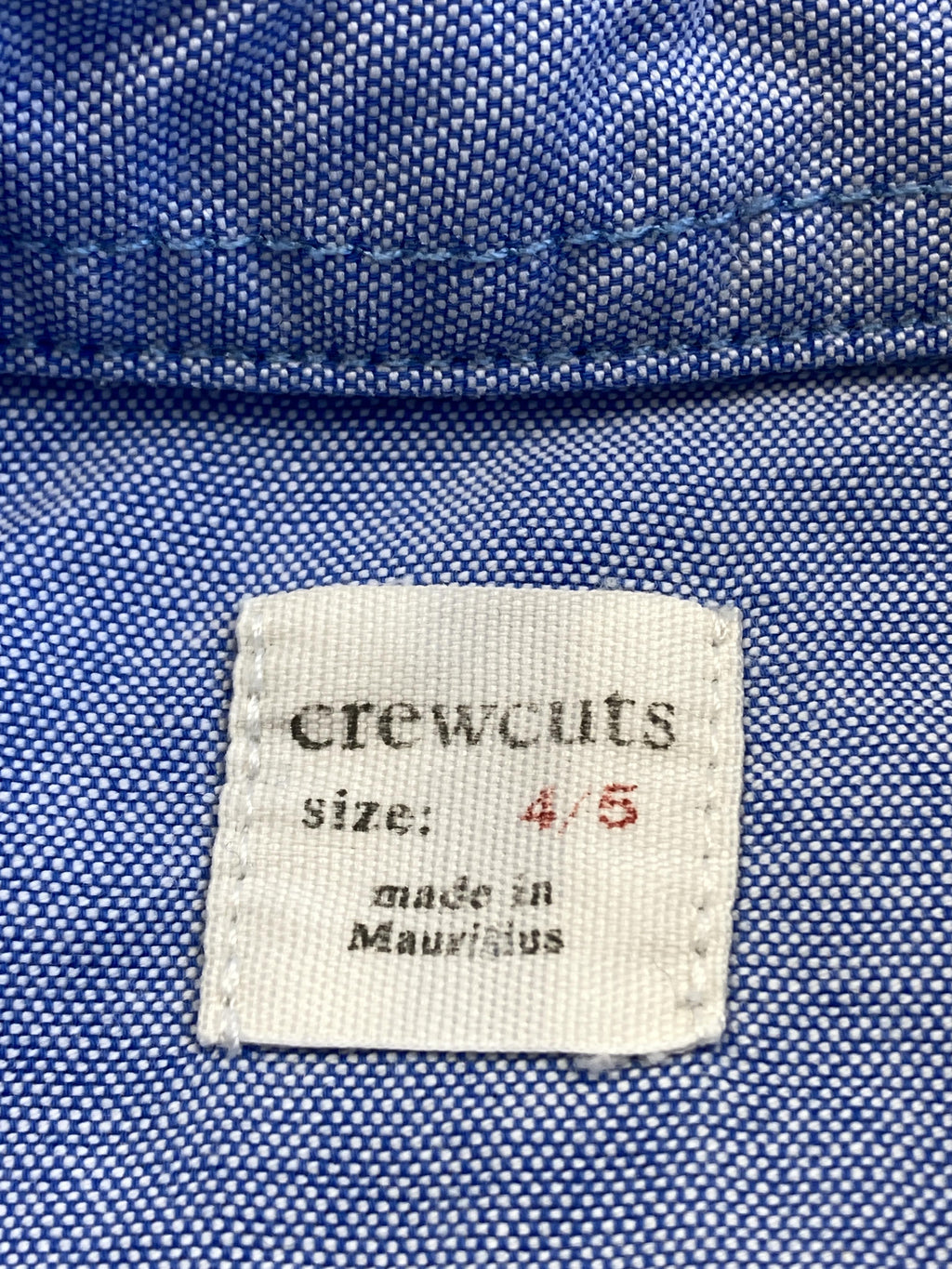 Hemden Hemden & Blusen Kleidung Hemd kurzärmlig Crewcuts Label Image Second Hand