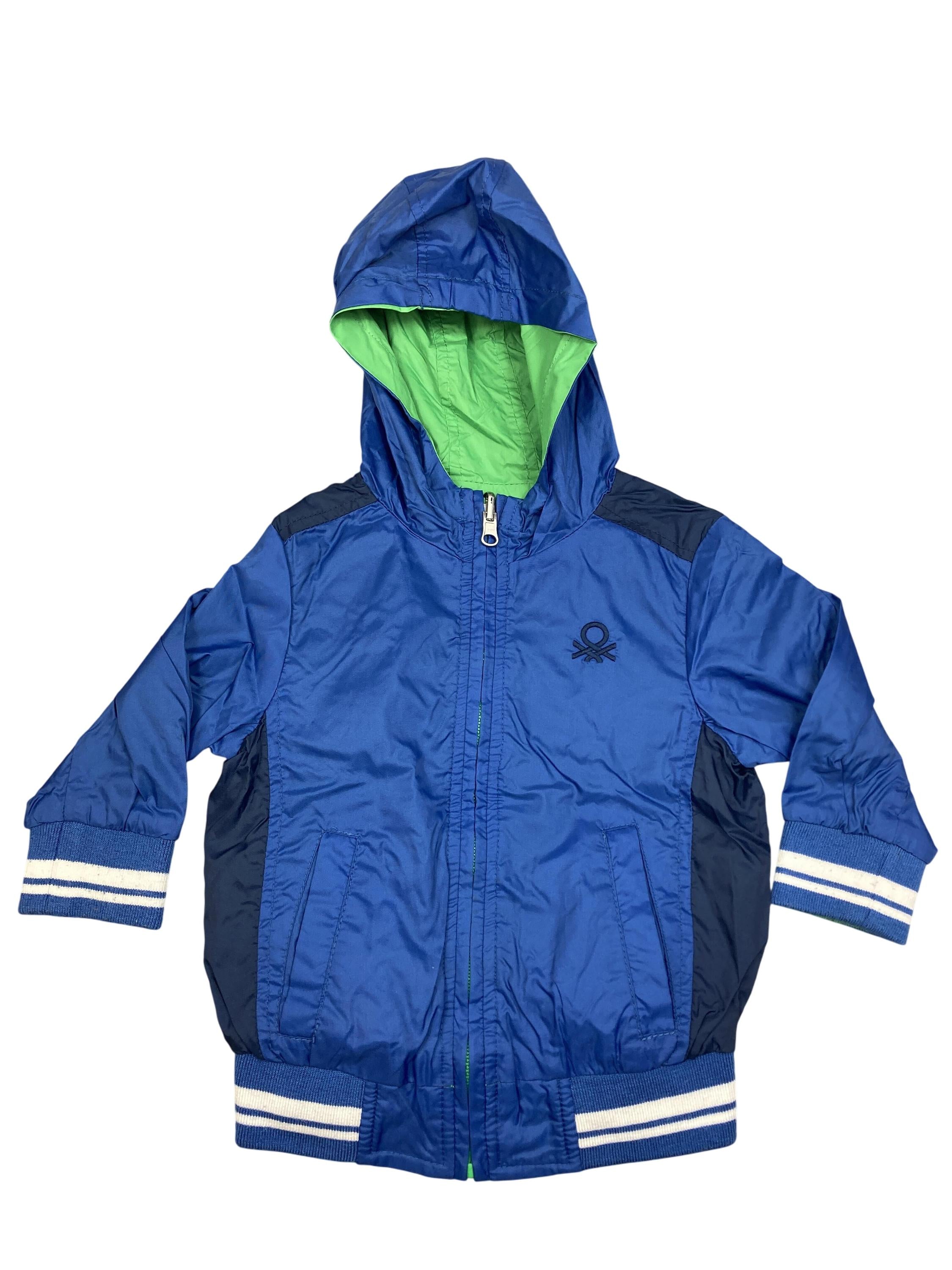 Kapuzenjacken Sweatshirts & Hoodies Kleidung Wendejacke Benetton Front Image Second Hand