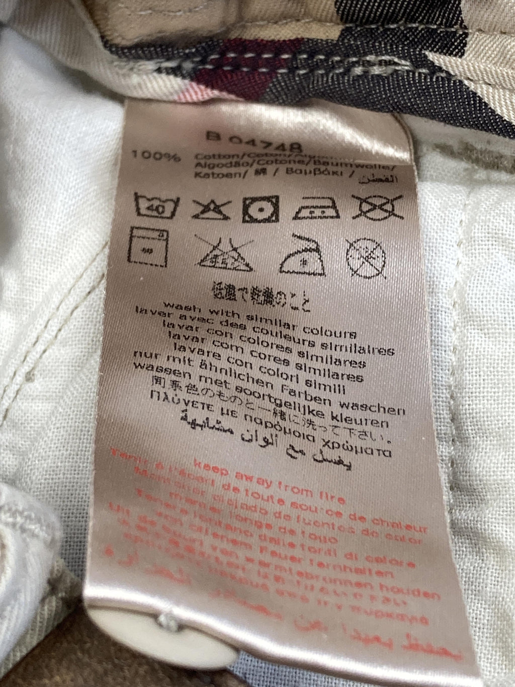 Jeans Hosen & Jeans Kleidung Jeans  Burberry Care Label Second Hand