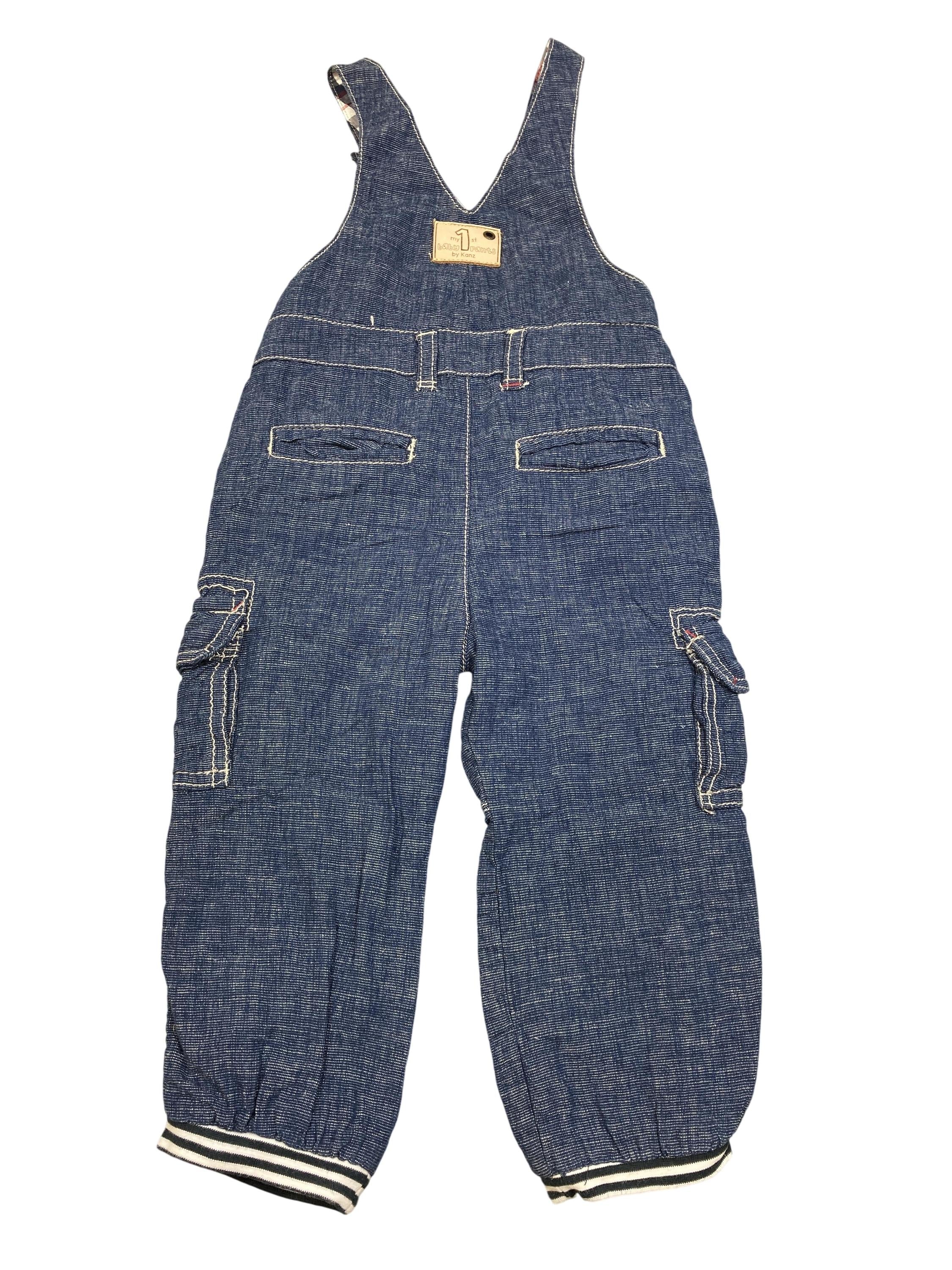 Latzhosen Hosen & Jeans Kleidung Latzhose Kanz Rear Image Second Hand