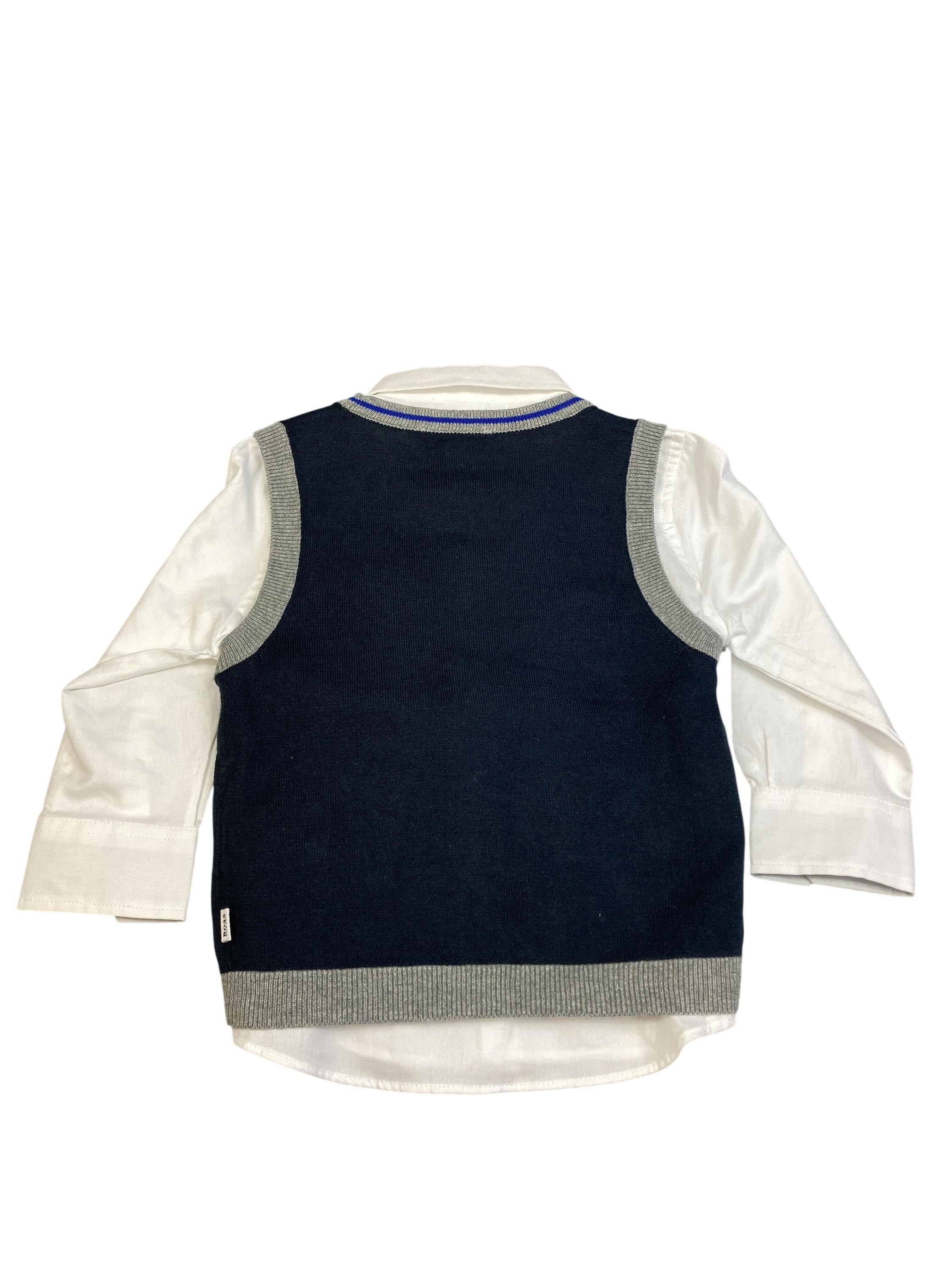 Hemden Hemden & Blusen Kleidung Hemd Weste Hugo Boss Rear Image Second Hand